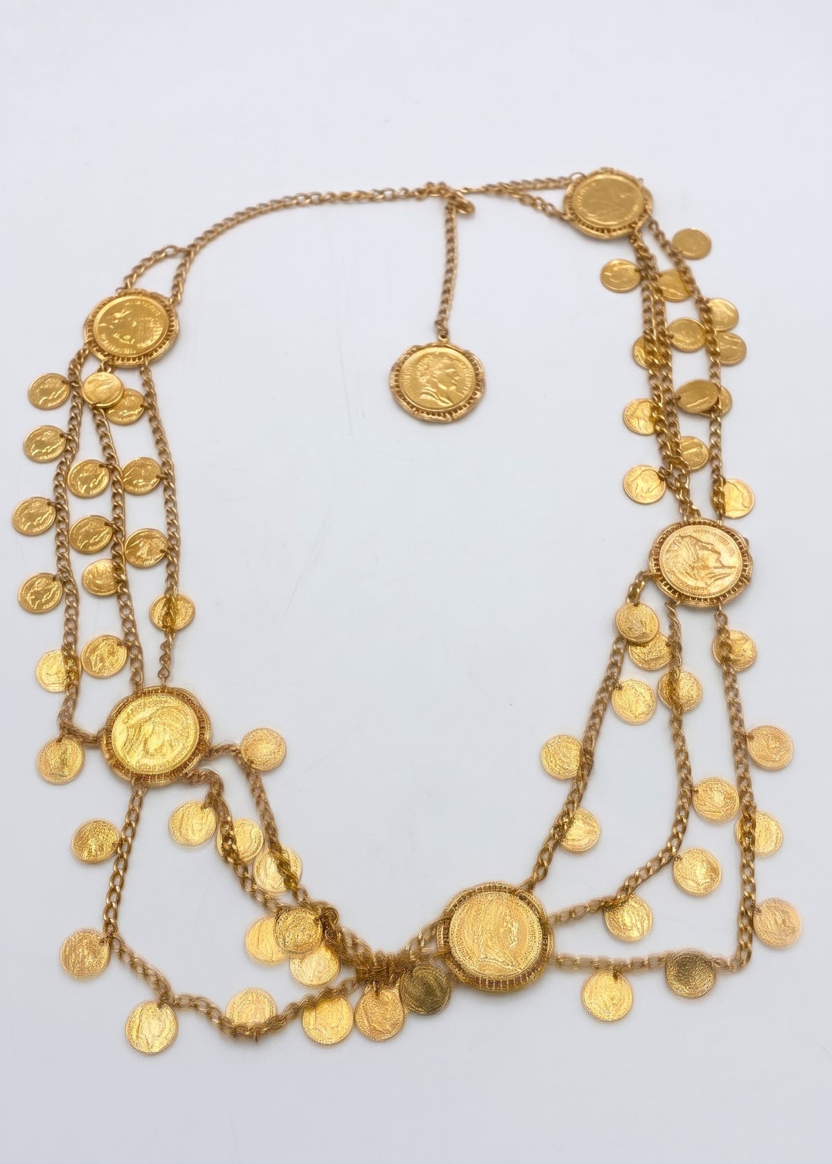 Vintage Coin Chain Belt Size XS-M