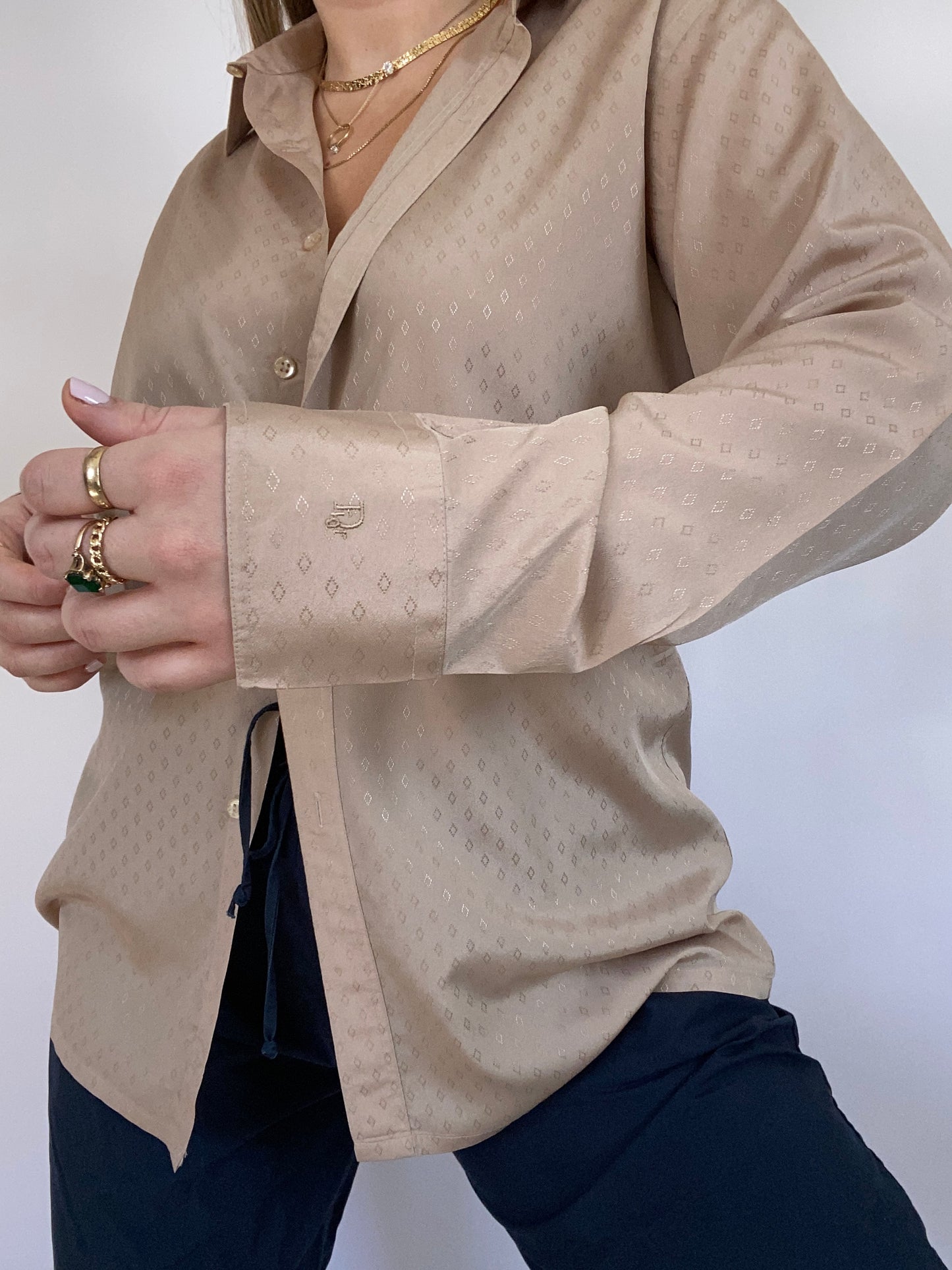 Christian Dior Logo Button Up Size M/L