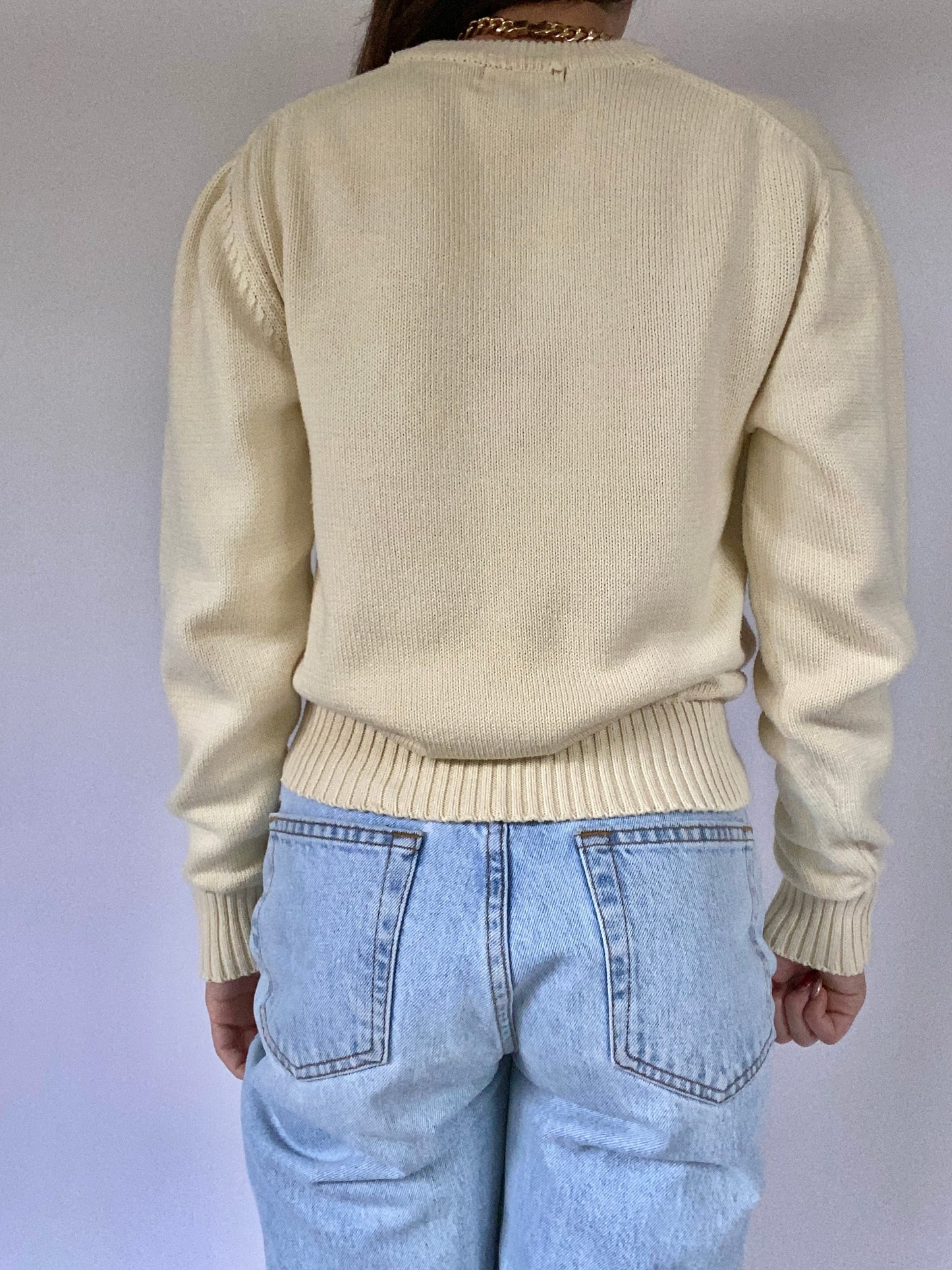 Yves Saint Laurent Yellow Sweater Size S
