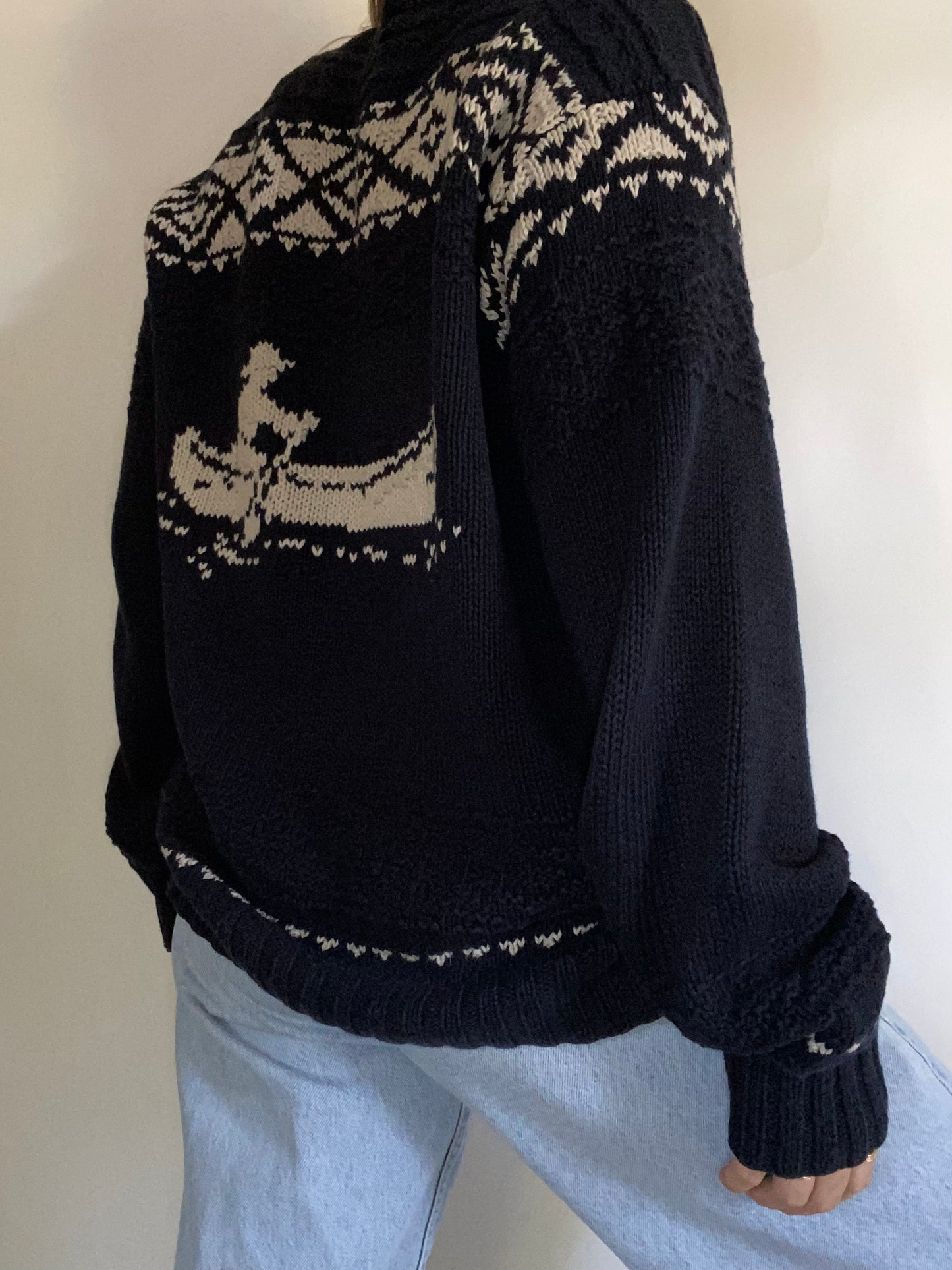 Ralph Lauren Hand Knit Sweater Size L
