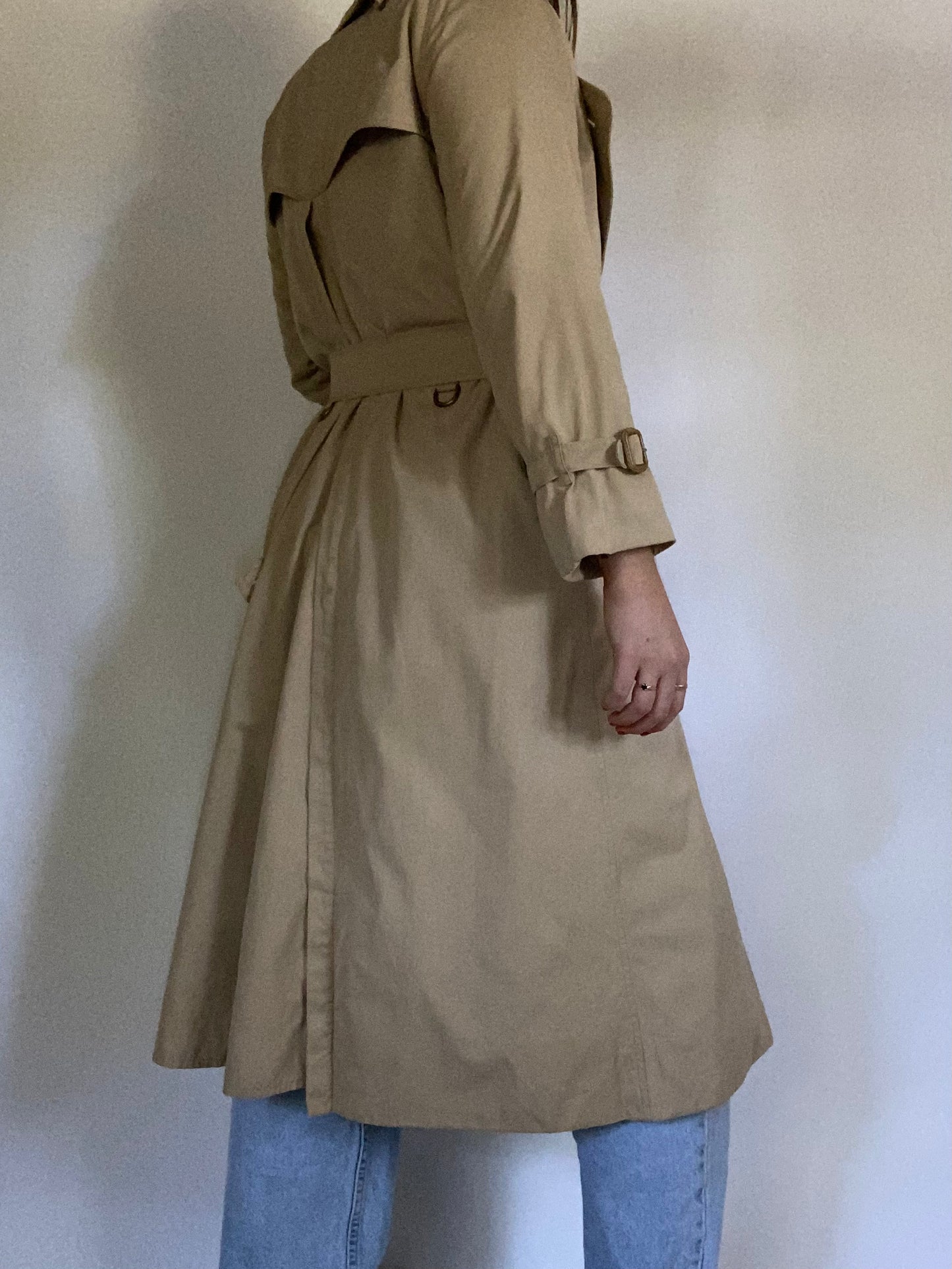 Burberry Nova Check Khaki Trench Size S