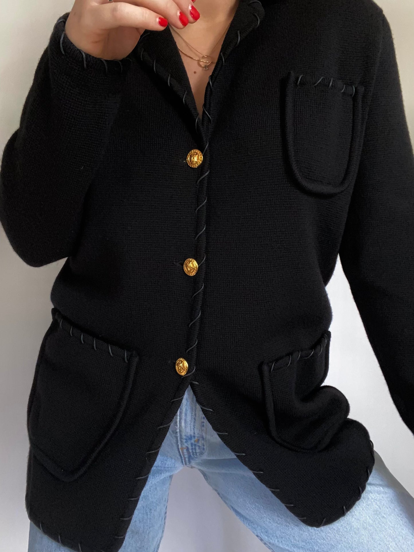 Celine Knit Cardigan Size M
