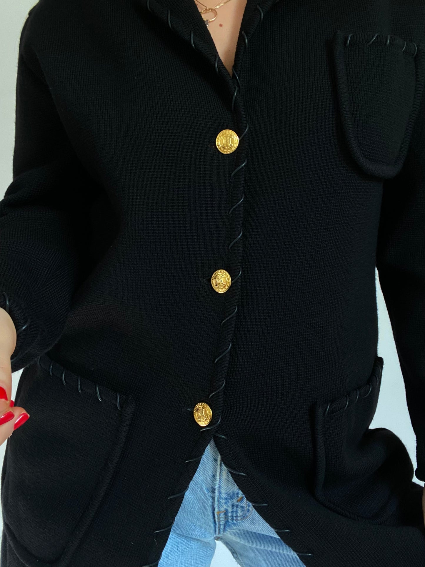 Celine Knit Cardigan Size M