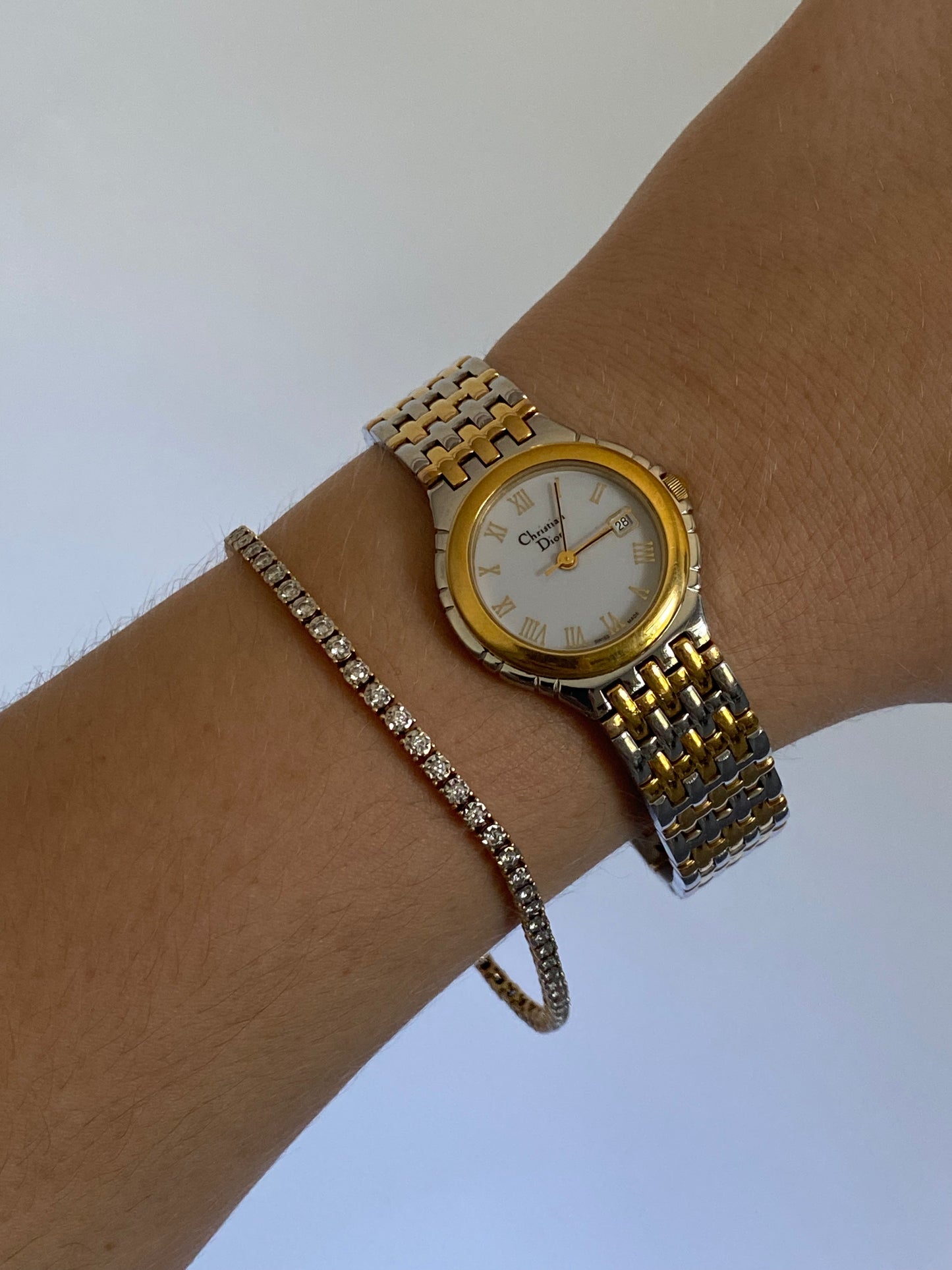 Christian Dior Two Toned Watch
