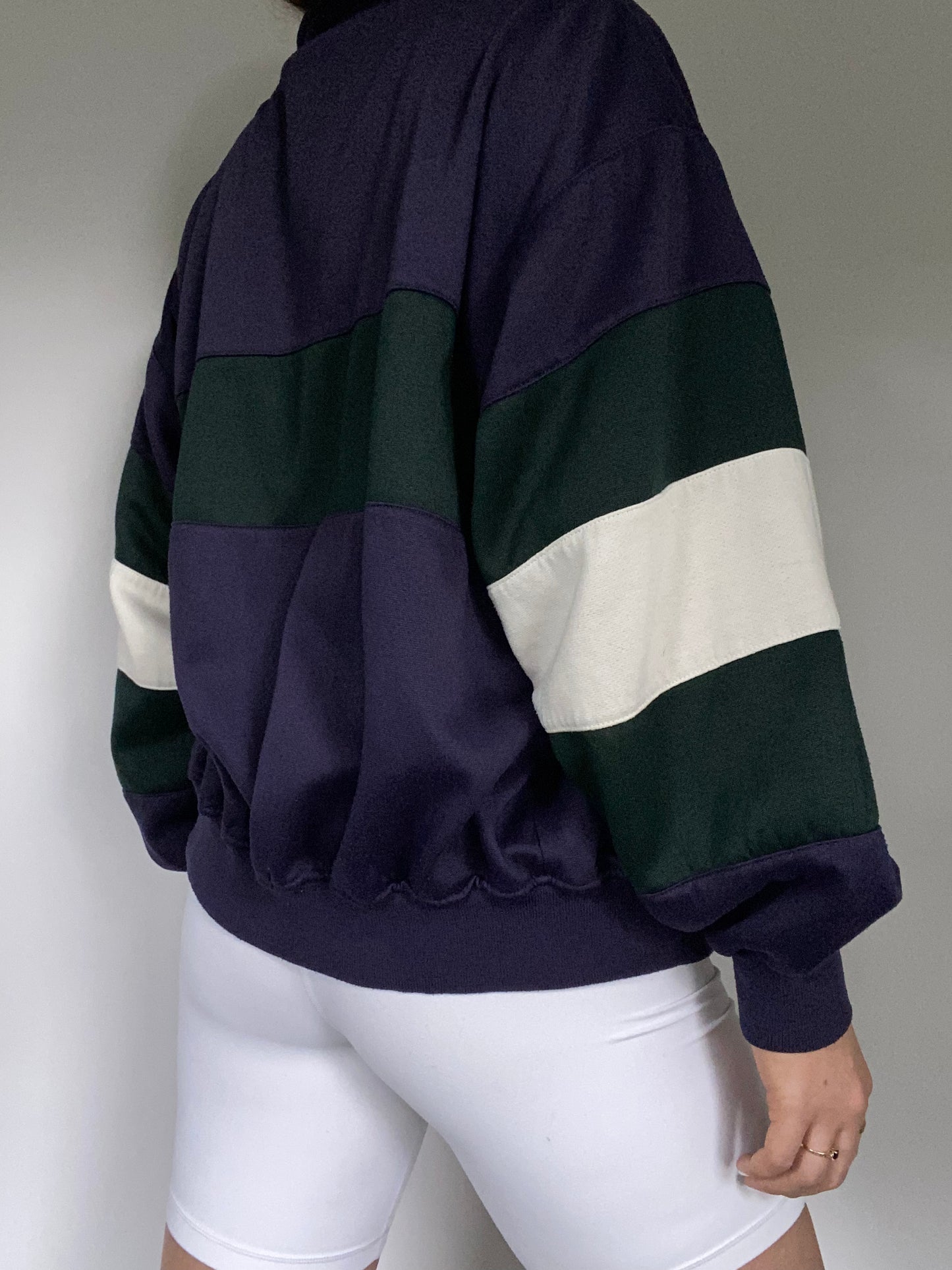 Christian Dior Color Block Zip Up Sweatshirt Size M/L