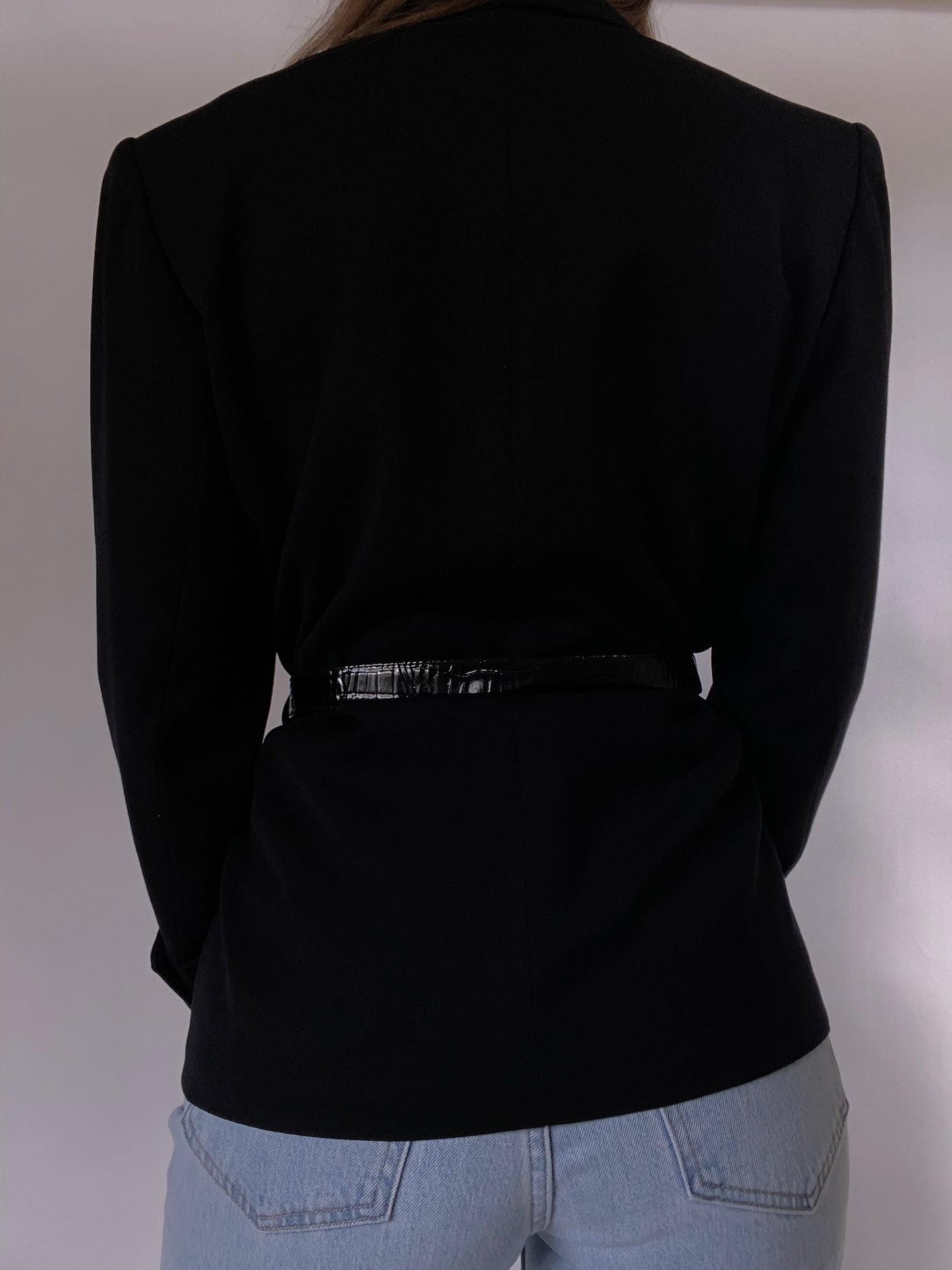 Yves Saint Laurent Belted Blazer Size 4/6