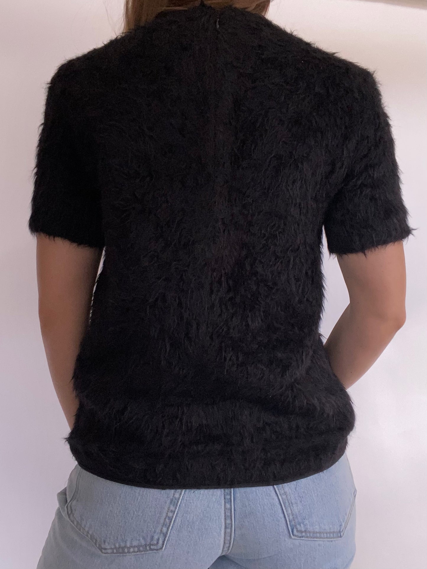 Celine Alpaca Wool Short Sleeve Size XS/S