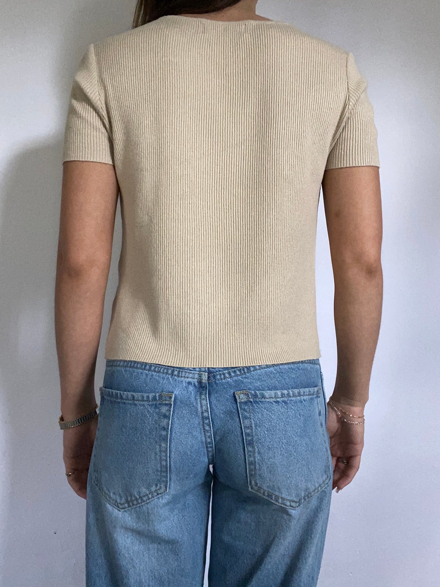 Yves Saint Laurent Knit Short Sleeve Size S/M