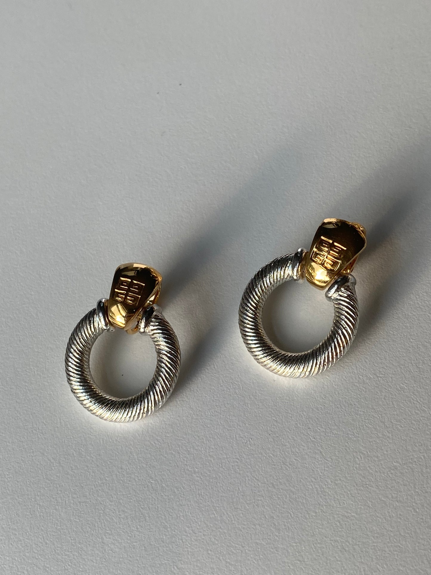 Givenchy Two Toned Earrings
