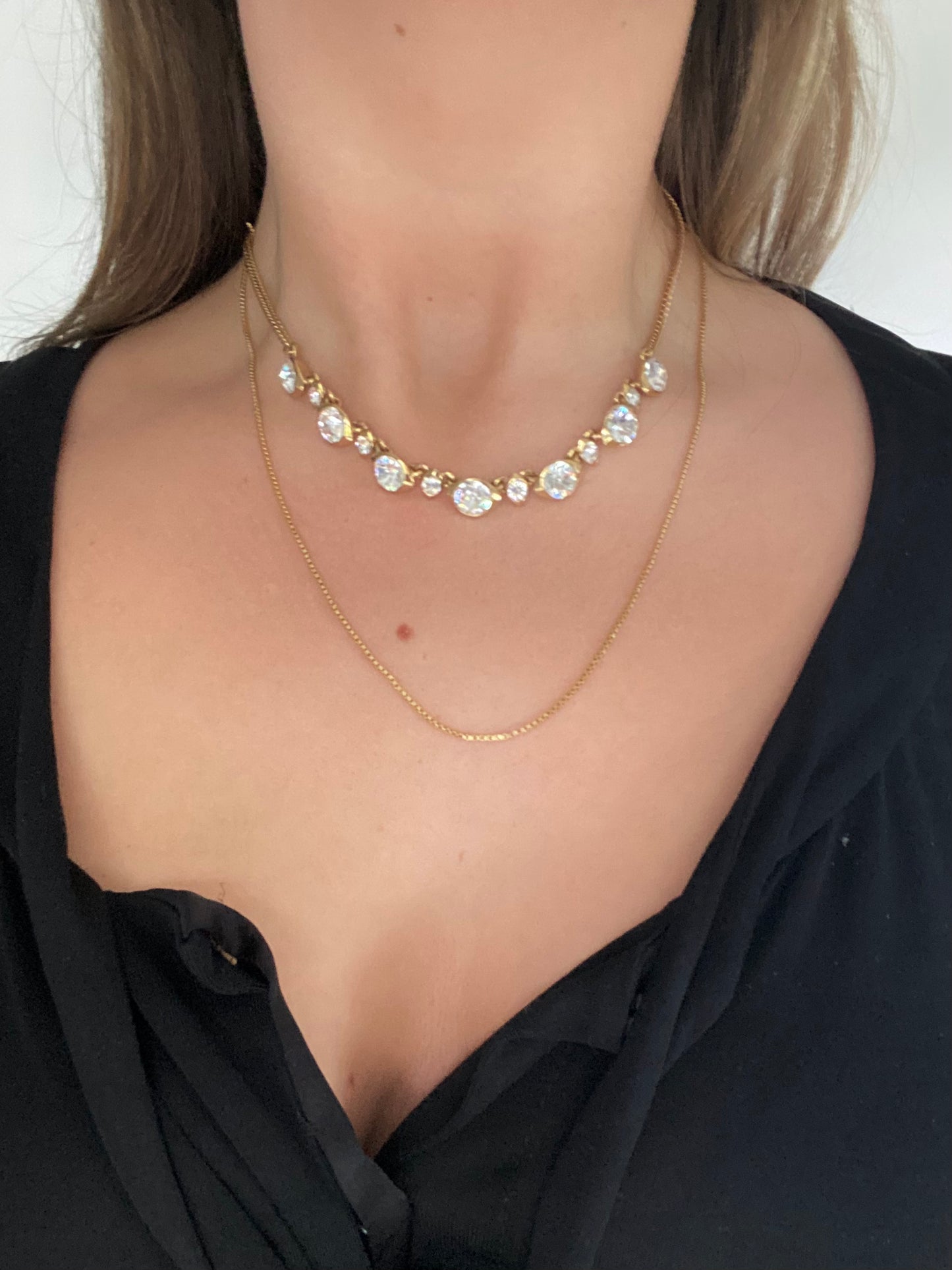 Givenchy Rhinestone Necklace