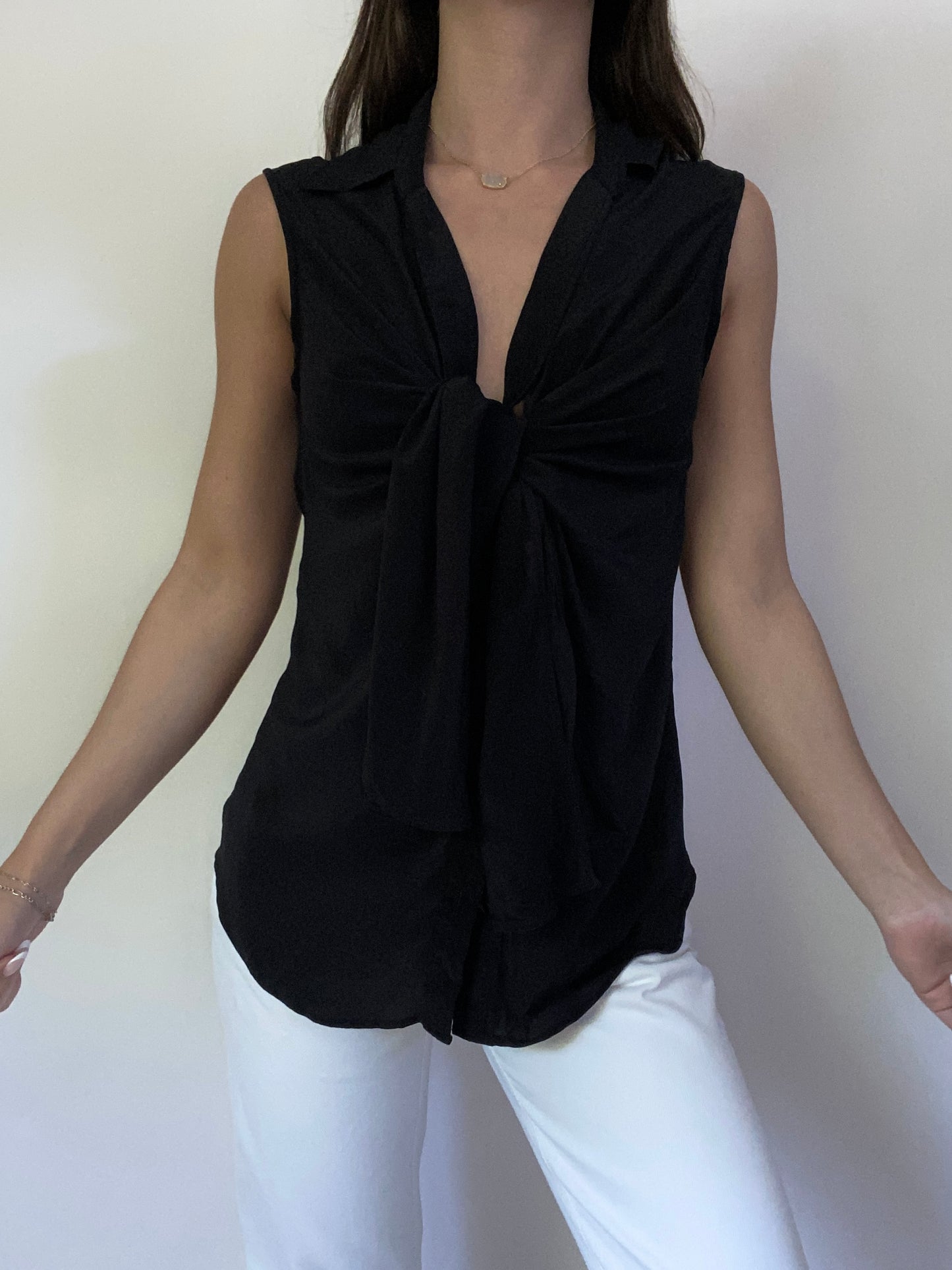 Yves Saint Laurent Tie Blouse Size S/M