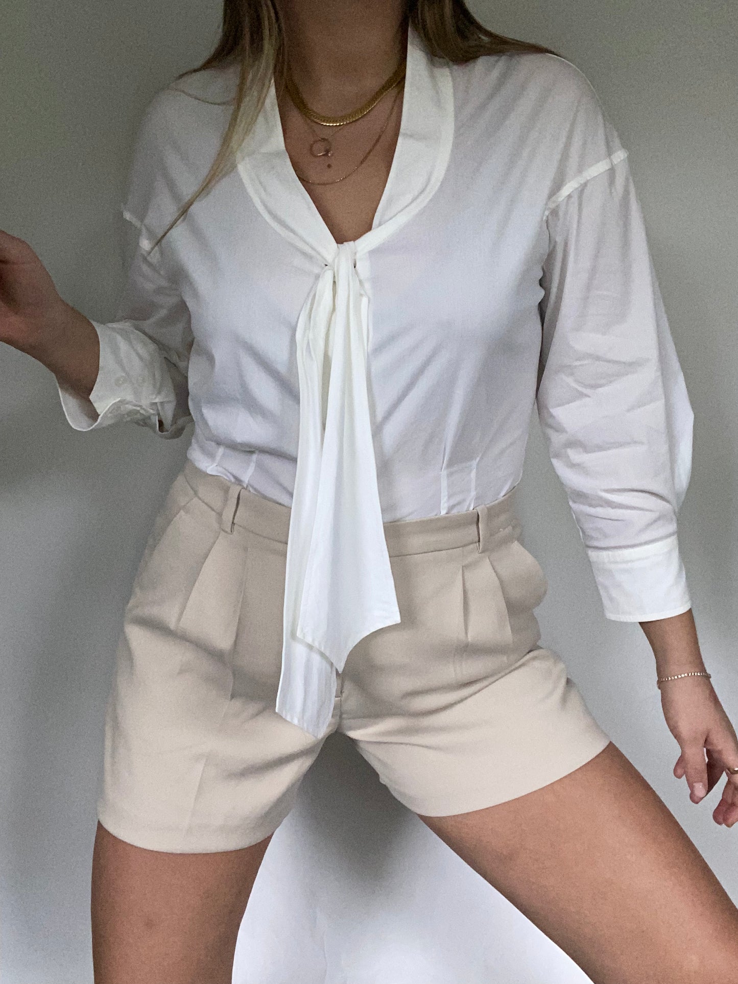 Yves Saint Laurent Tie Blouse Size M/L