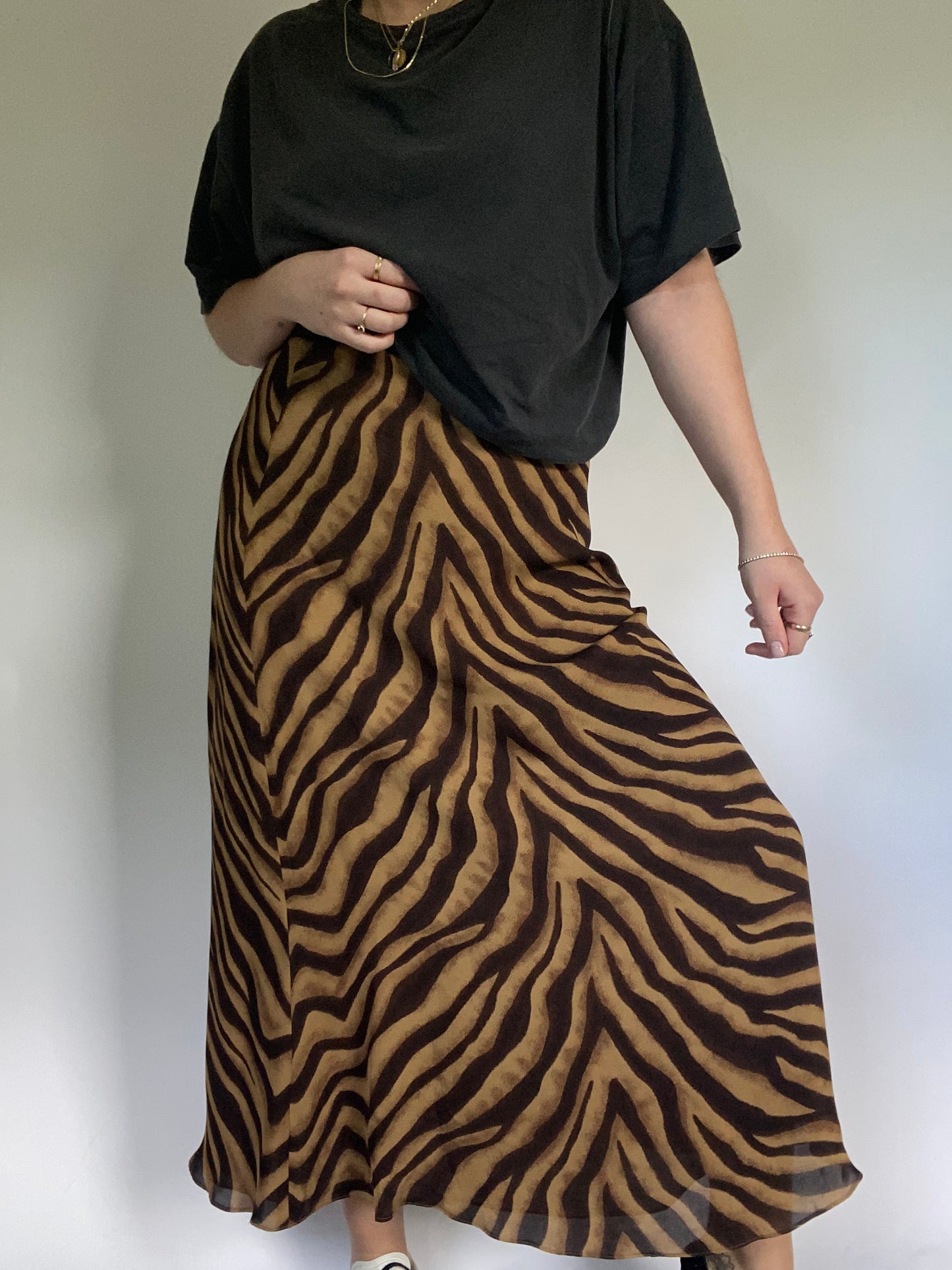 Ralph Lauren Silk Maxi Skirt Size 6