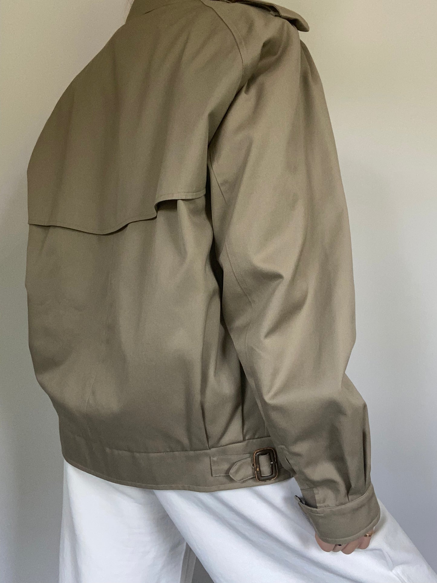 Nova Check Khaki Burberry Bomber Size M/L