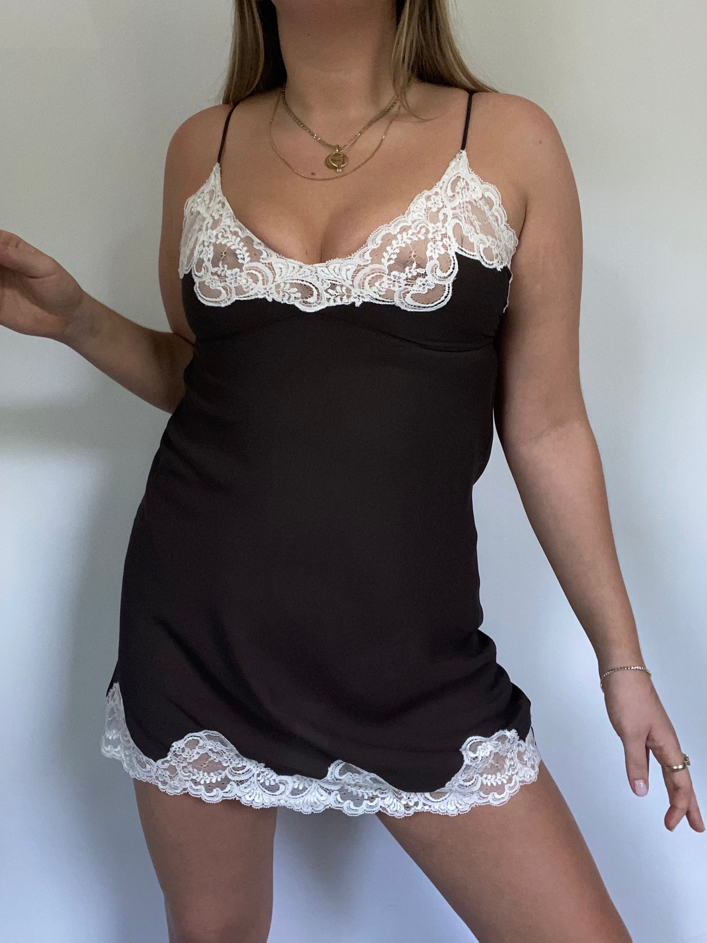 Christian Dior Brown Slip Dress Size S/M
