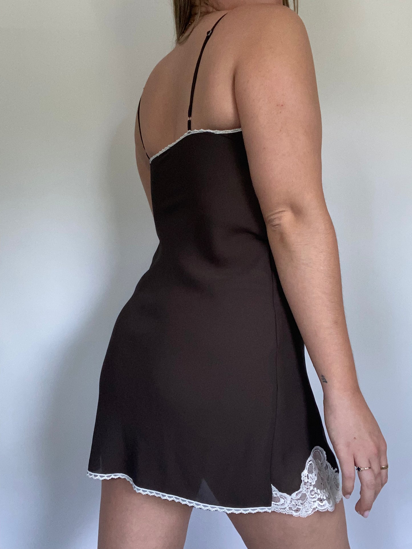 Christian Dior Brown Slip Dress Size S/M