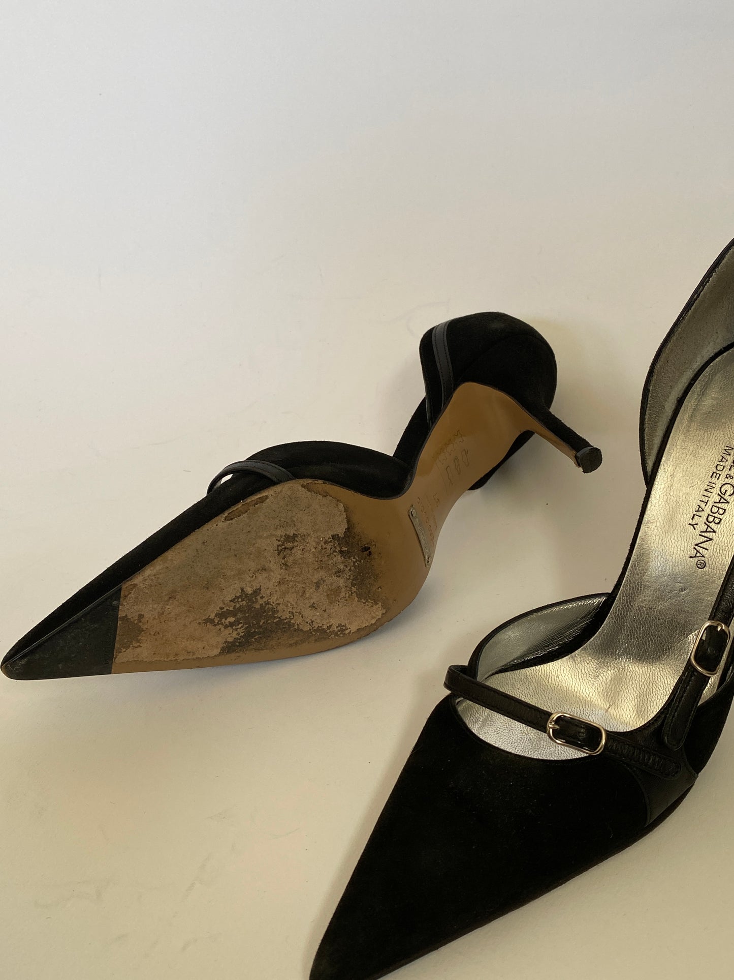 Dolce & Gabbana Suede D'Orsay Pumps Size 7