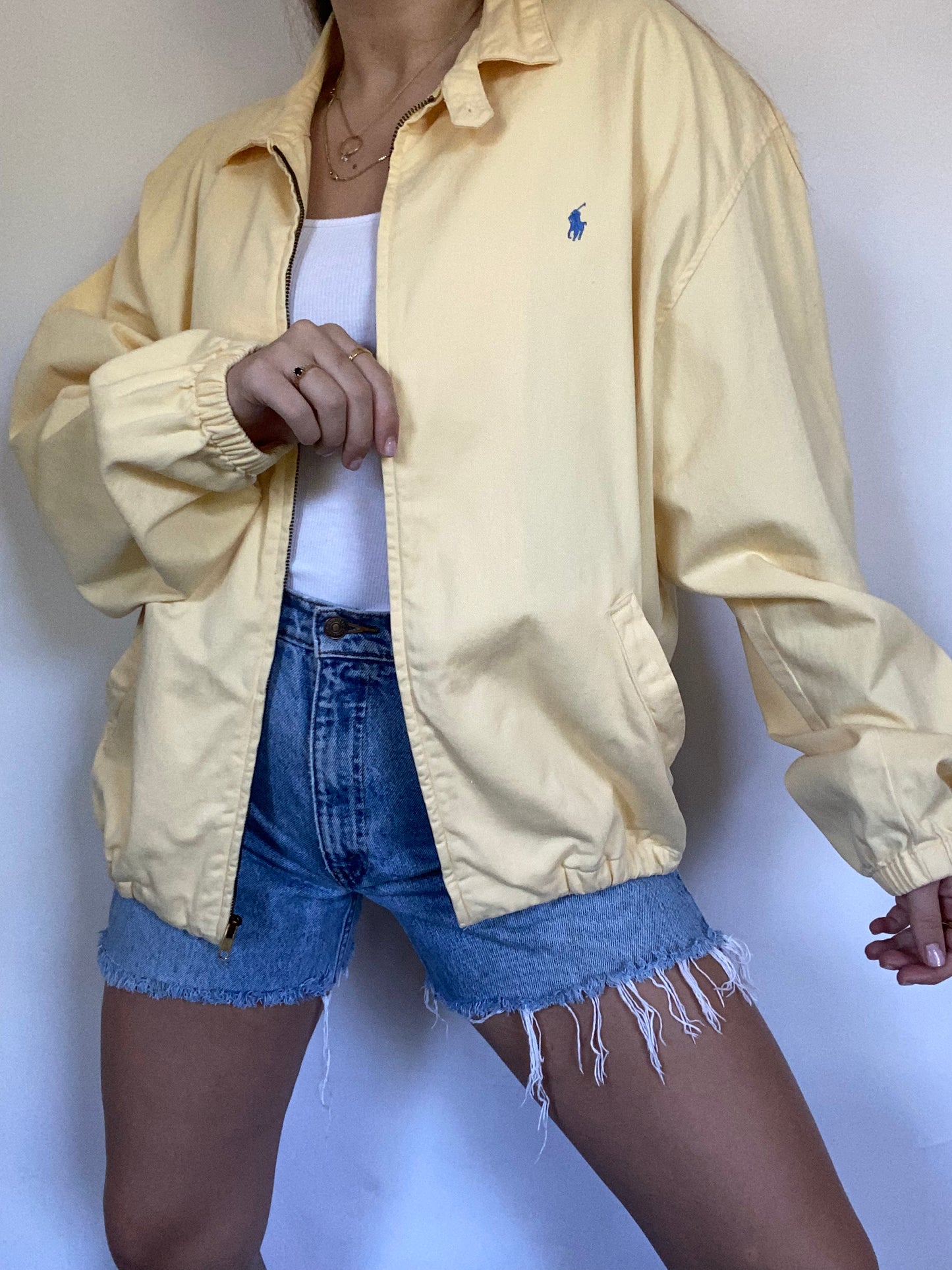Ralph Lauren Butter Yellow Bomber Size L