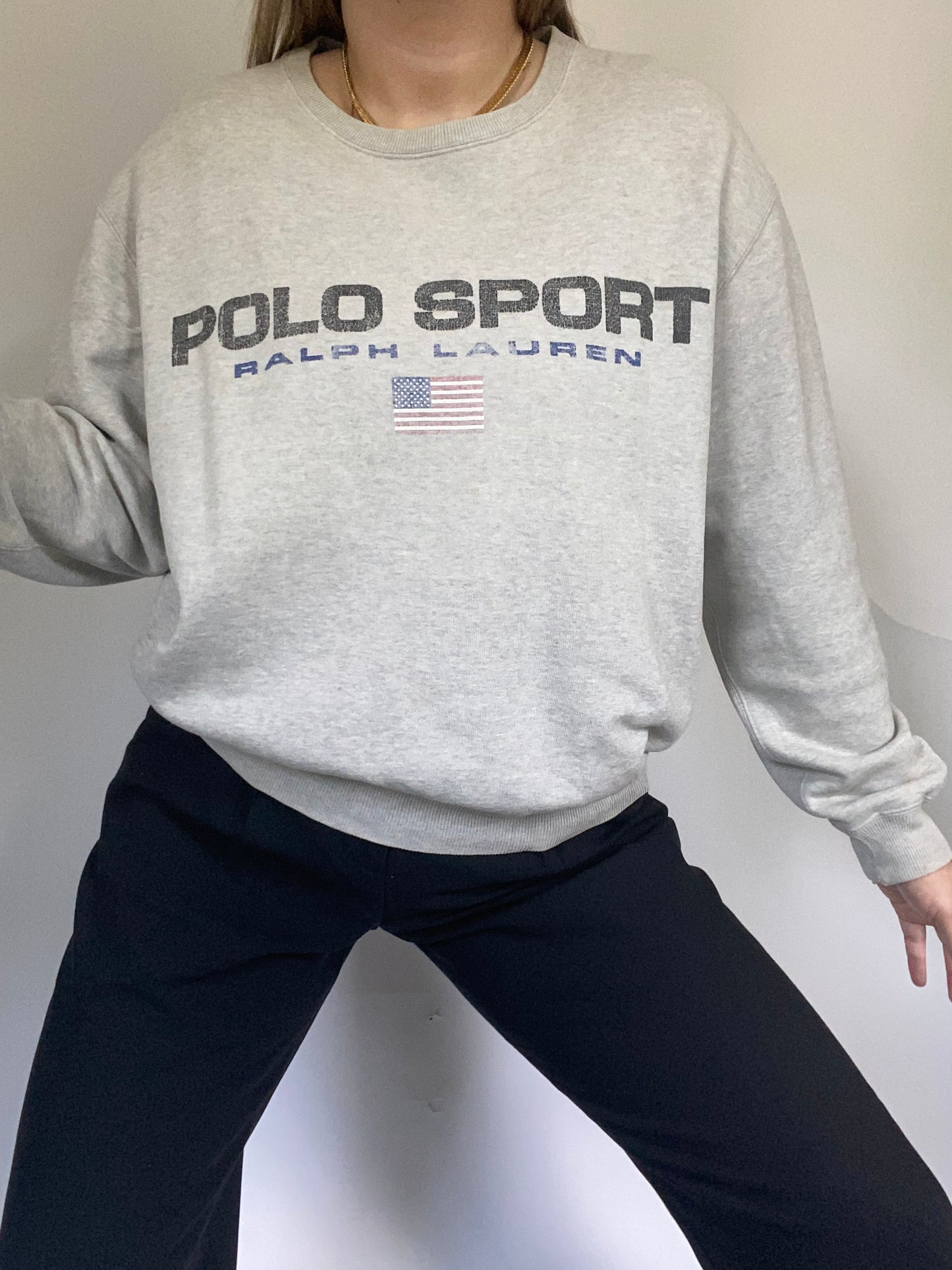 Ralph Lauren Gray Pullover Size S/M