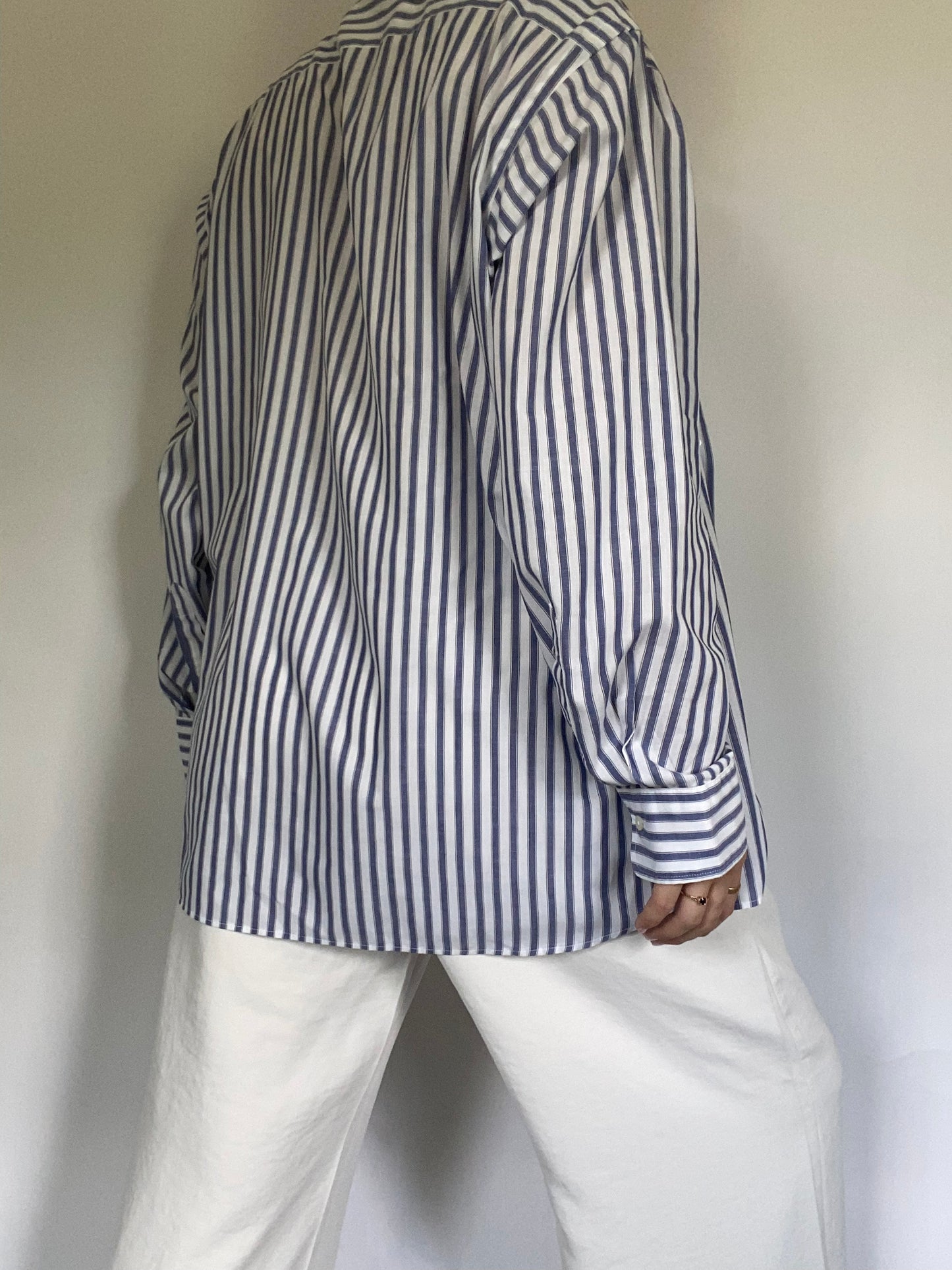 Christian Dior Logo Striped Button Up Size L