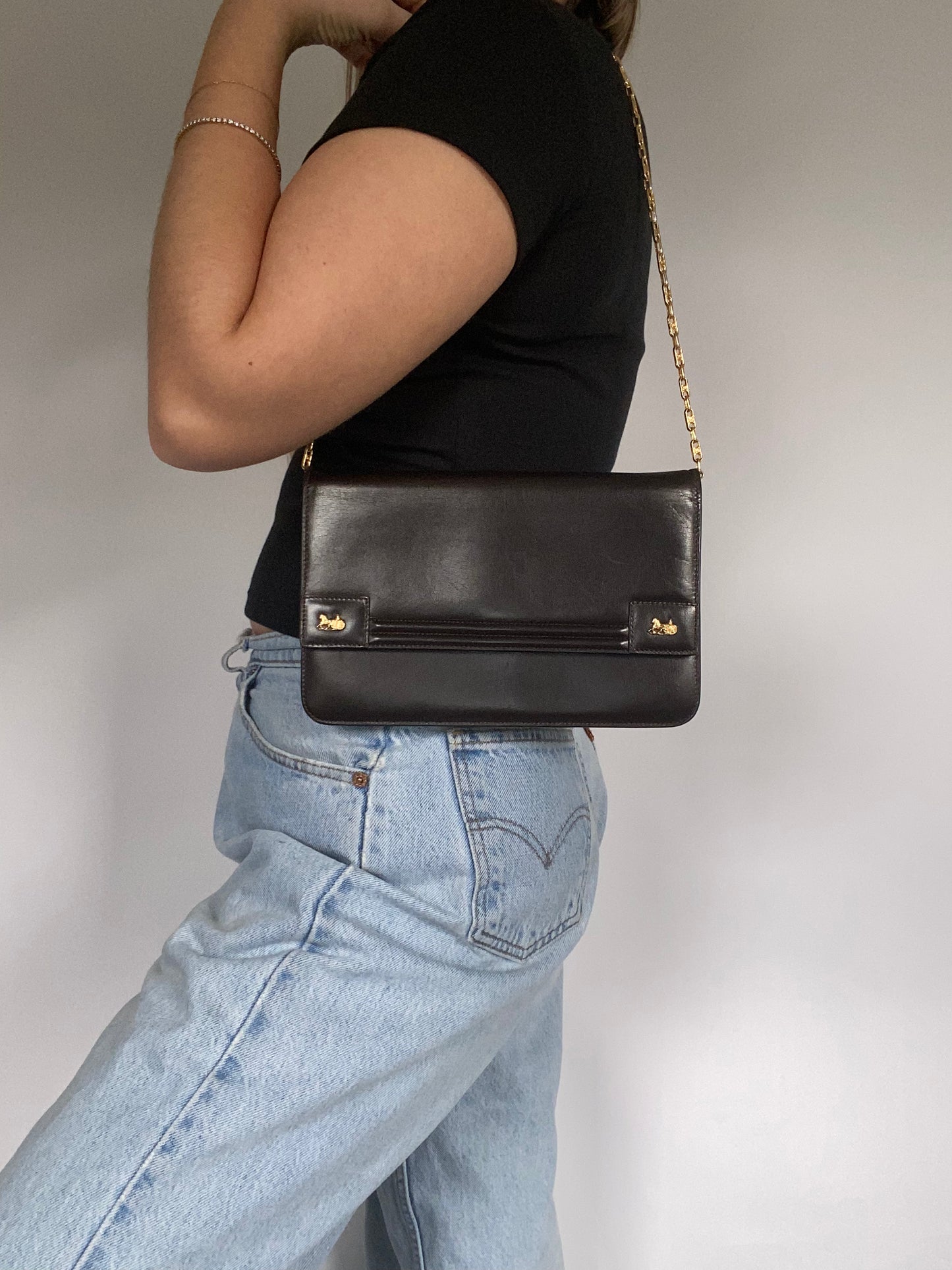 2-Way Celine Leather Bag