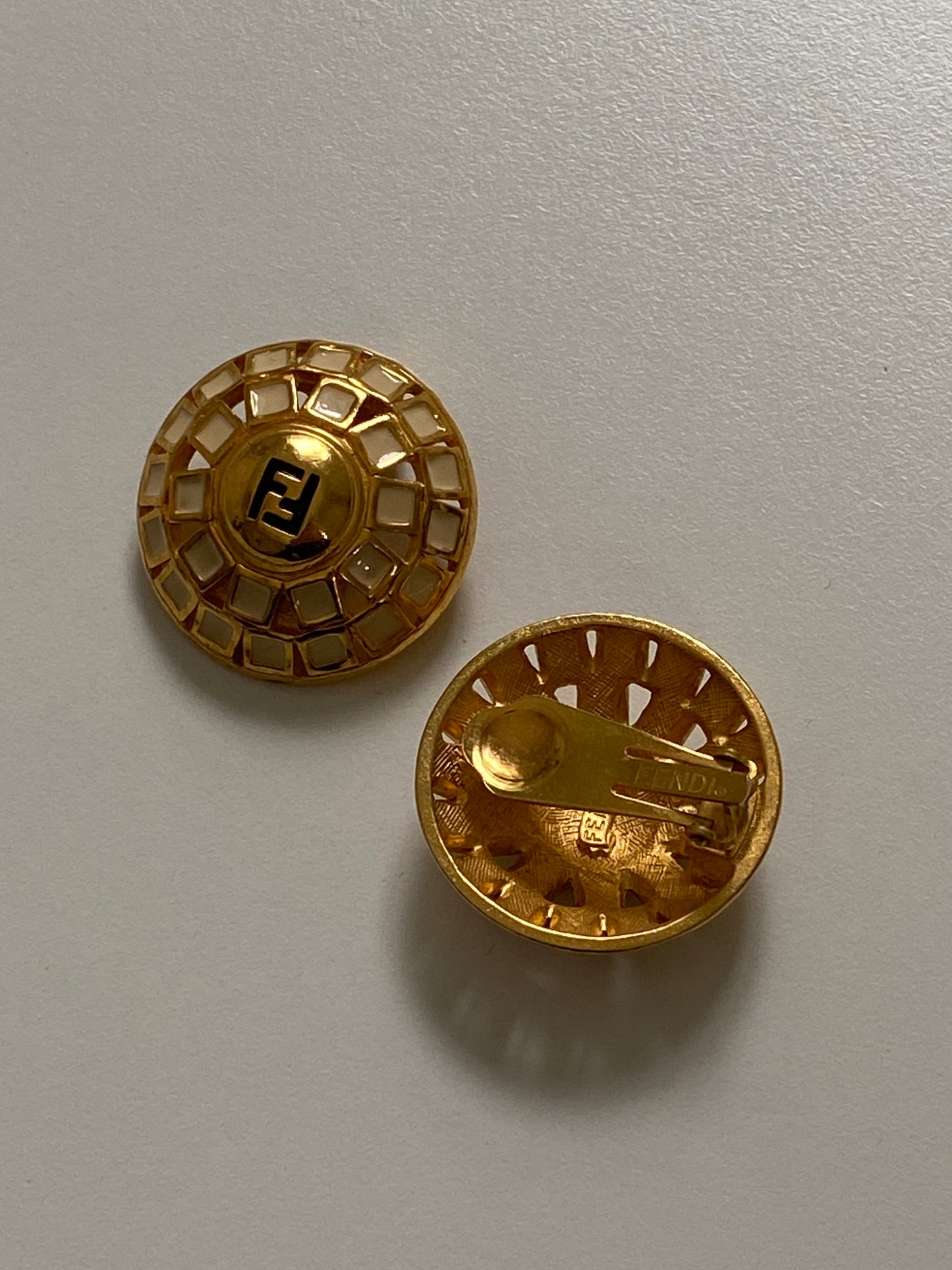 Fendi Logo Earrings