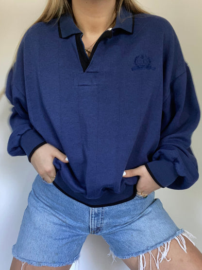 Christian Dior Blue Pullover Size M