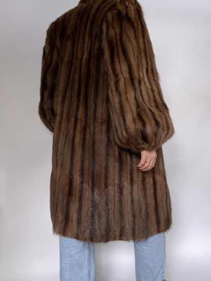 Genuine Striped Fur Size S/M