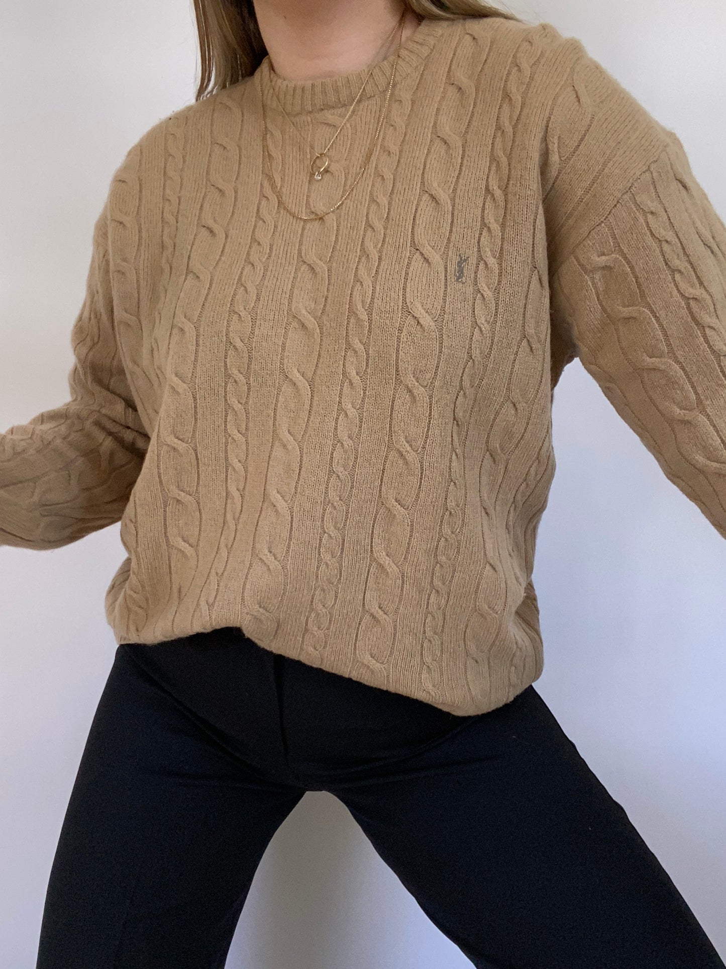 Yves Saint Laurent Lambswool Sweater Size M