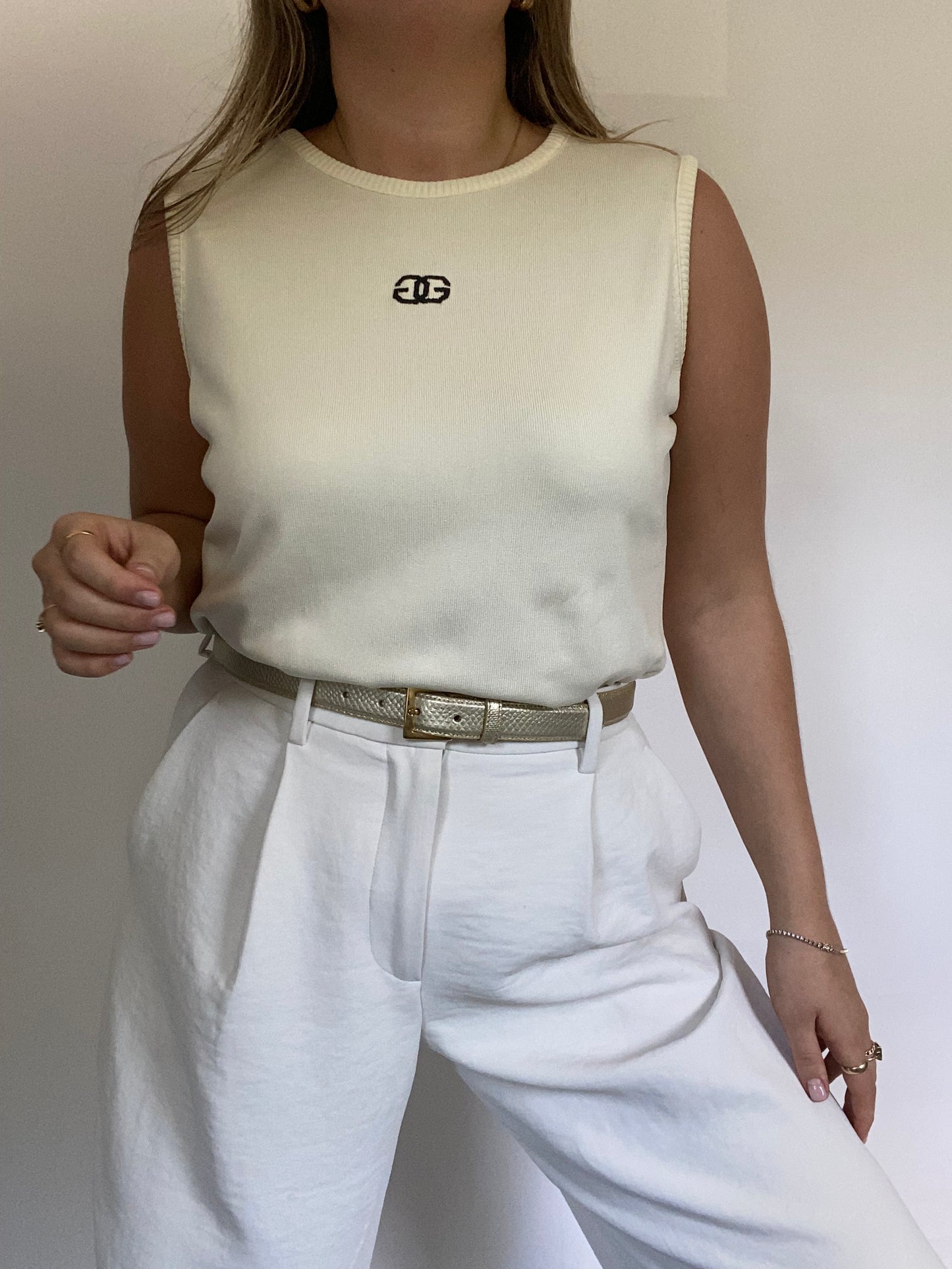 Givenchy Logo Knit Tank Size M