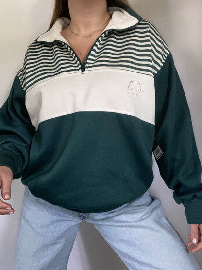 Vintage Deadstock Christian Dior Quarter Zip Size L/XL