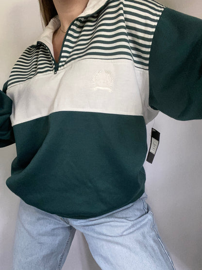 Vintage Deadstock Christian Dior Quarter Zip Size L/XL