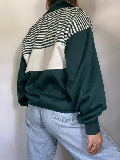 Vintage Deadstock Christian Dior Quarter Zip Size L/XL