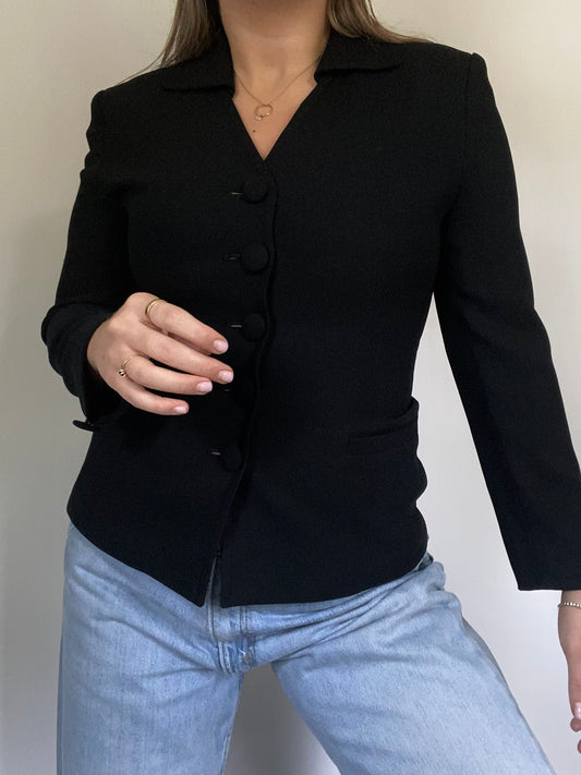 Christian Dior Black Blazer Size 6