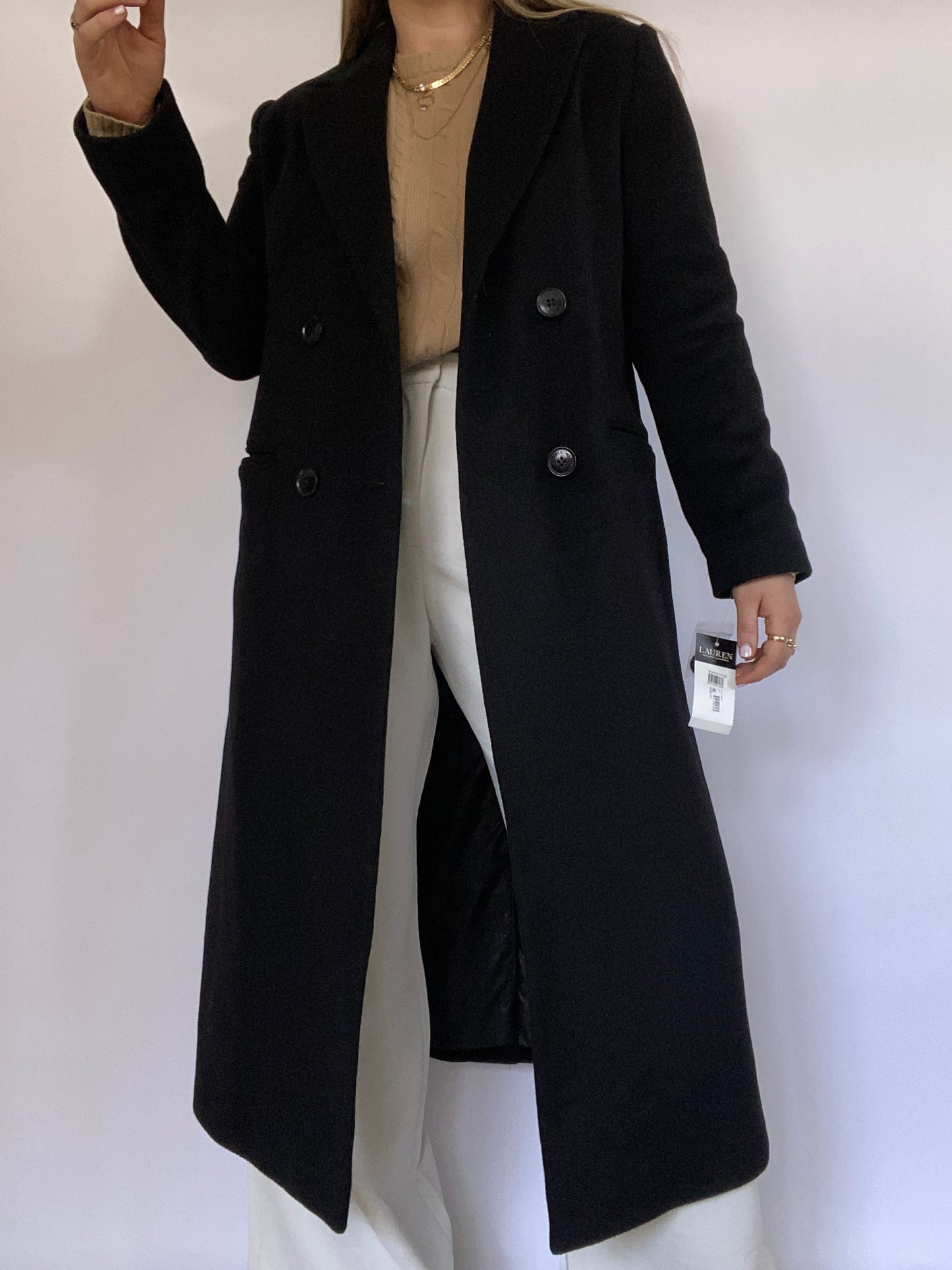 Ralph Lauren Black Label Double Breasted Trench Size M