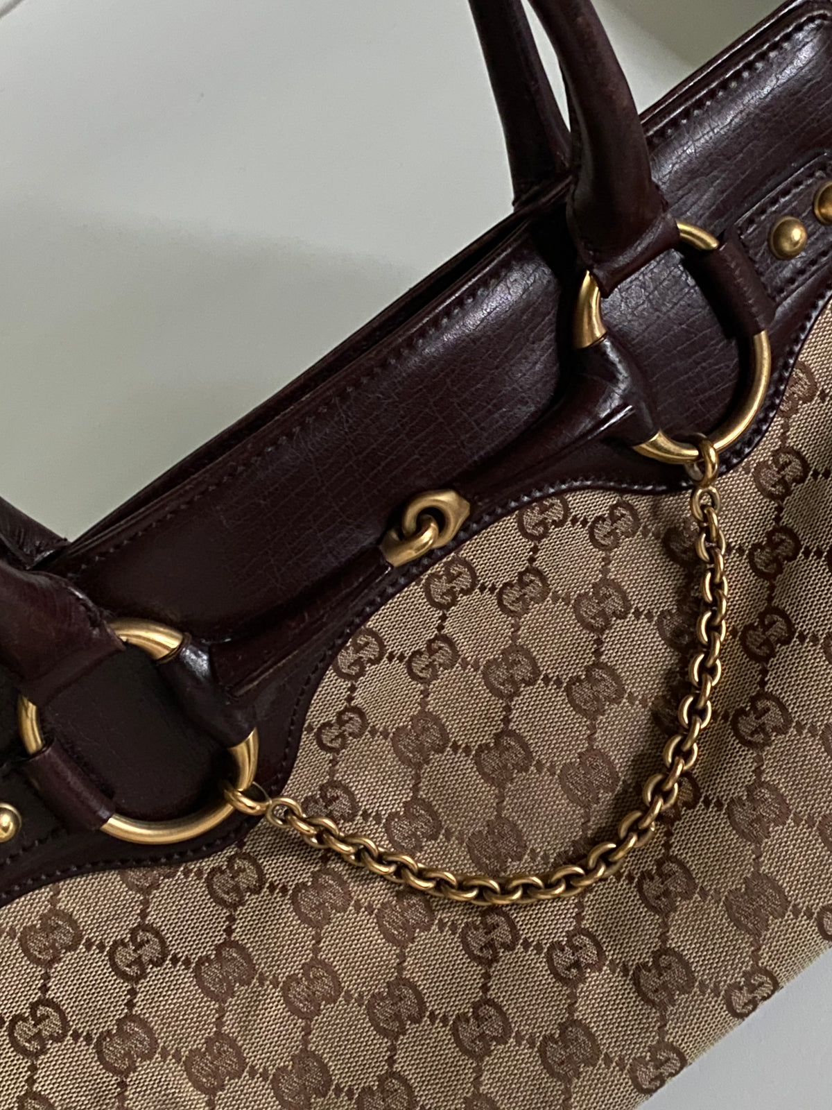 Vintage Gucci Horsebit Shoulder Bag