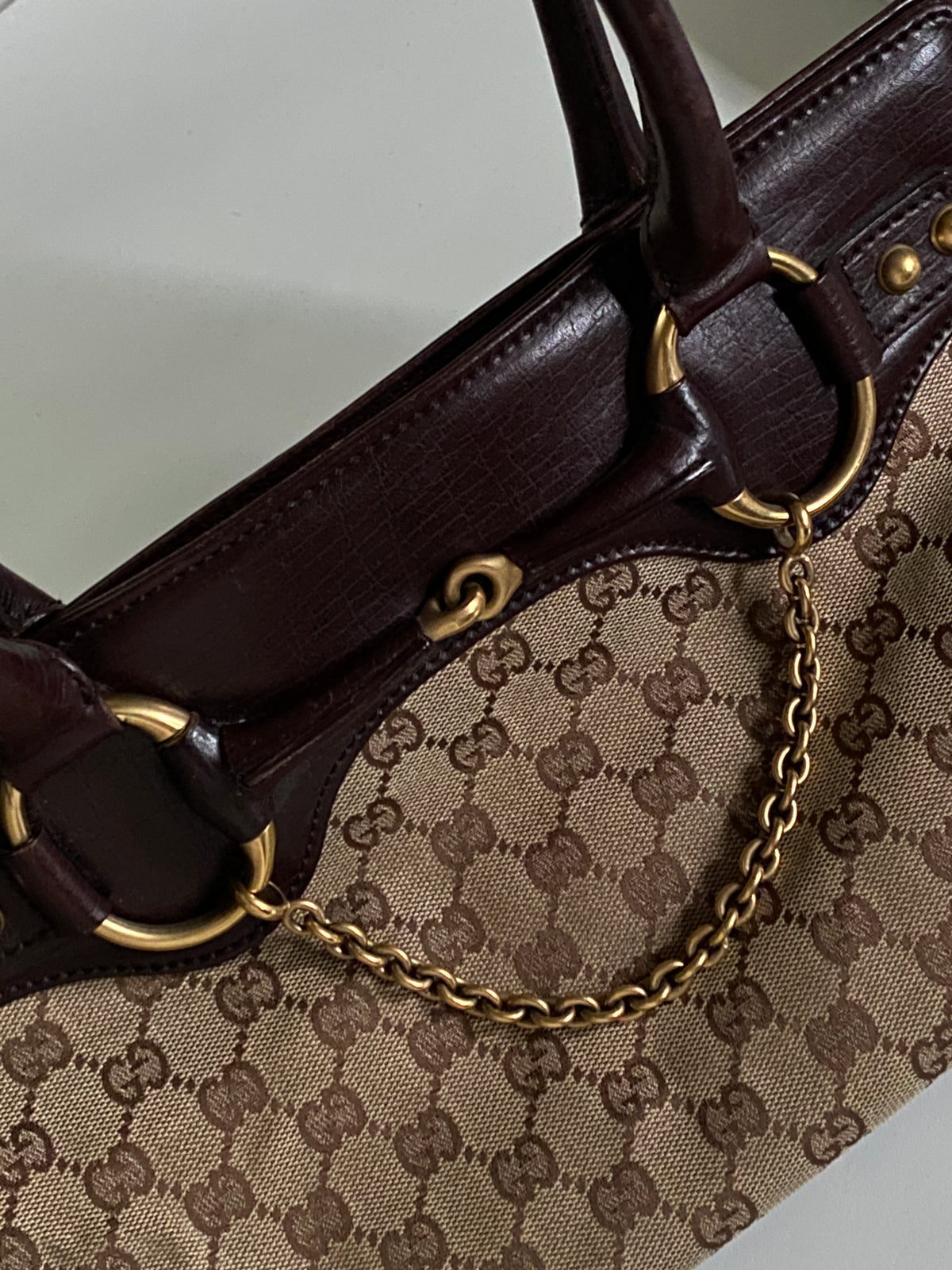 Vintage Gucci Horsebit Shoulder Bag