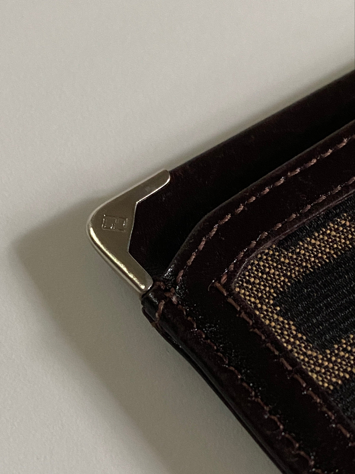 Vintage Fendi Zucca Cardholder