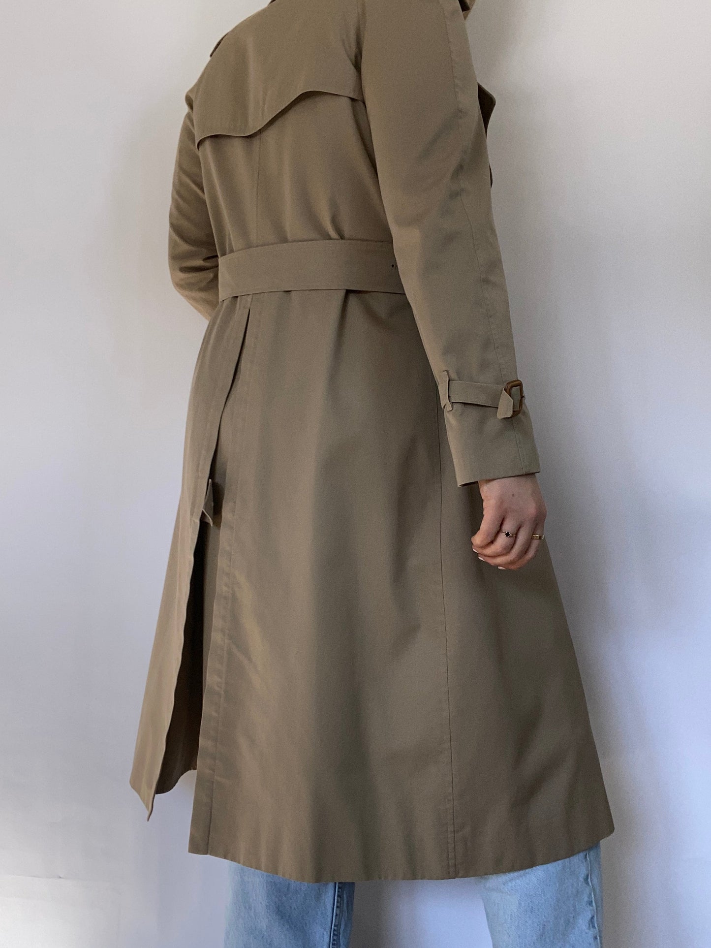 Burberry Nova Check Khaki Trench Size M