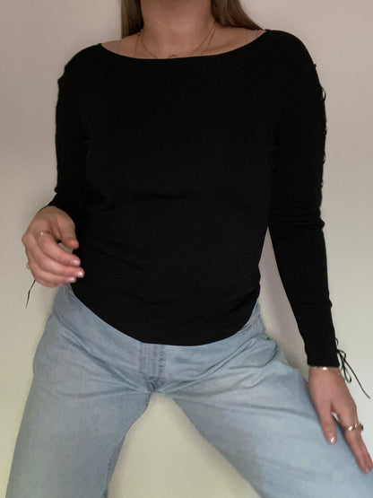 Oscar De La Renta Knit Top Size S/M