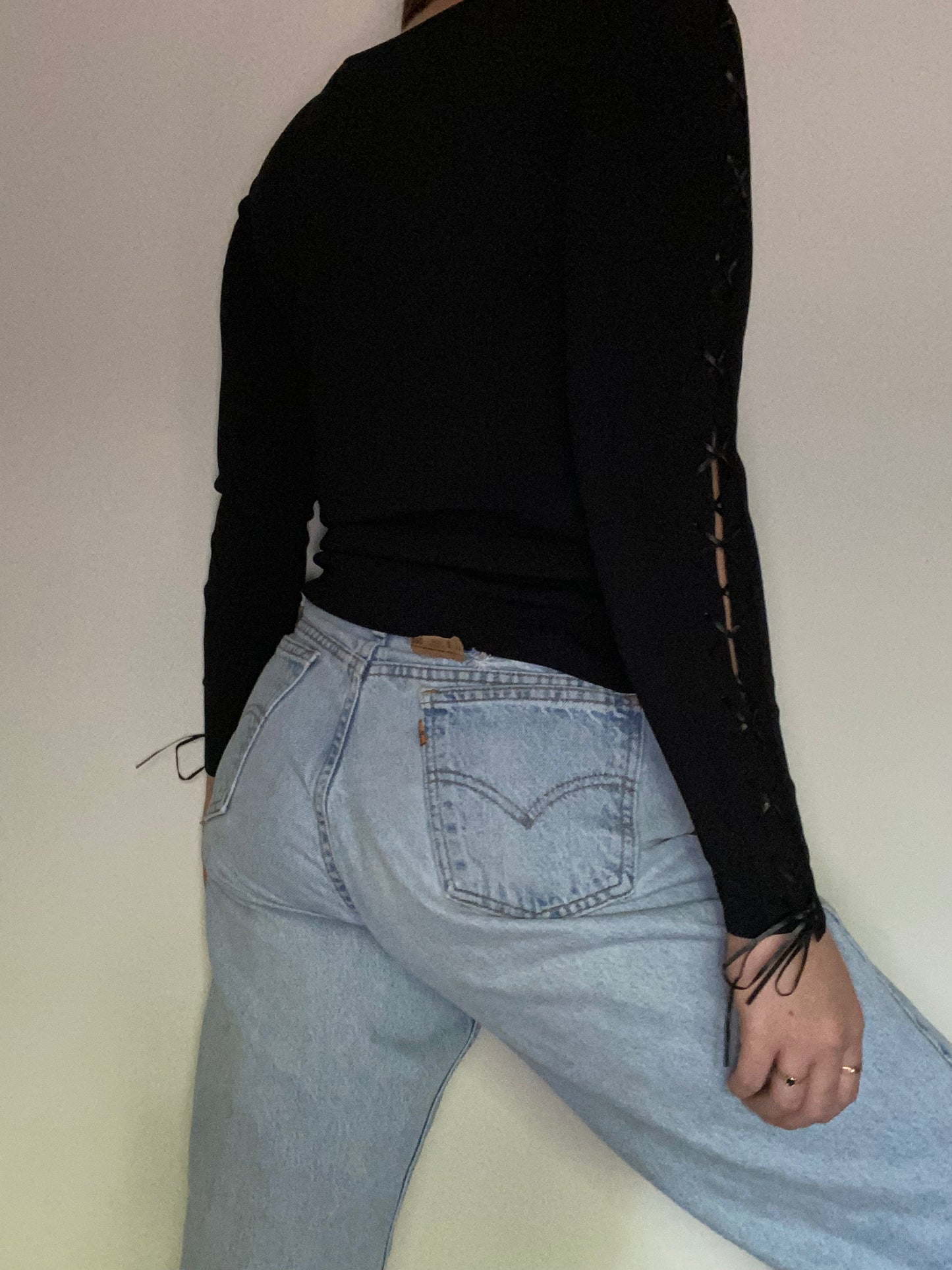 Oscar De La Renta Knit Top Size S/M