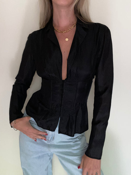 Prada Corset Blouse Size S
