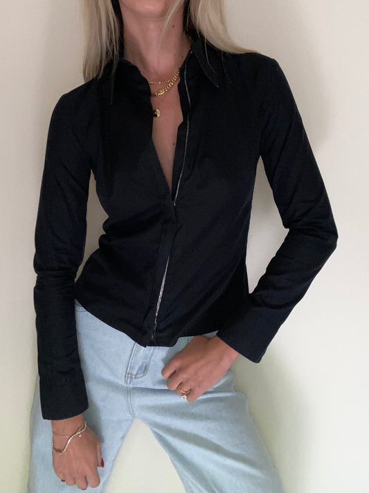 Gucci Zip Up Top Size S/M