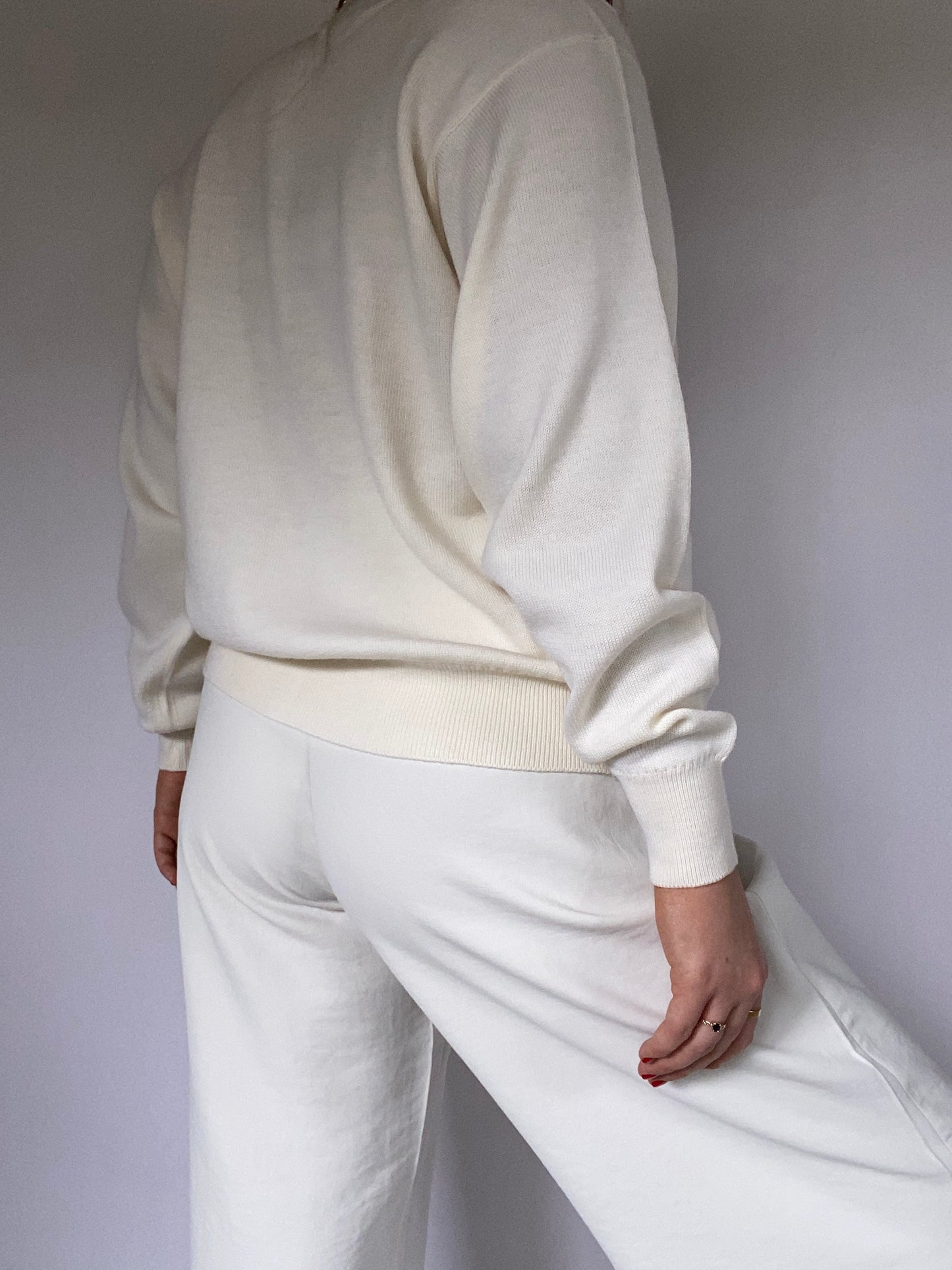 Burberry Ivory Cardigan Size M/L