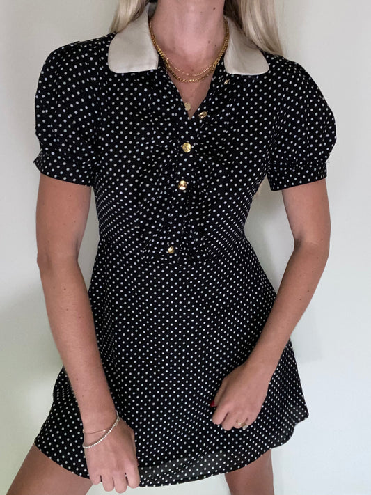 Celine Polka Dot Dress Size XS