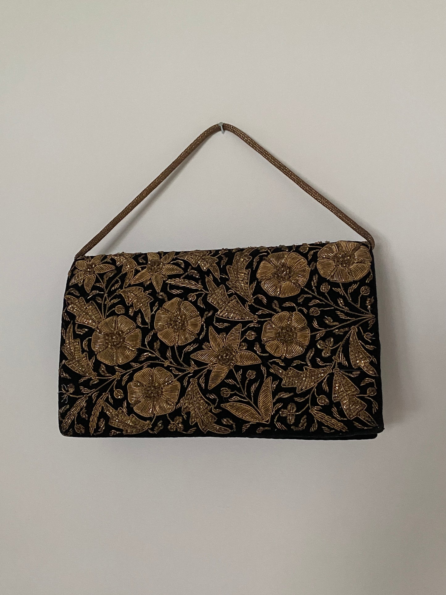 Vintage Hand Embroidered Evening Bag