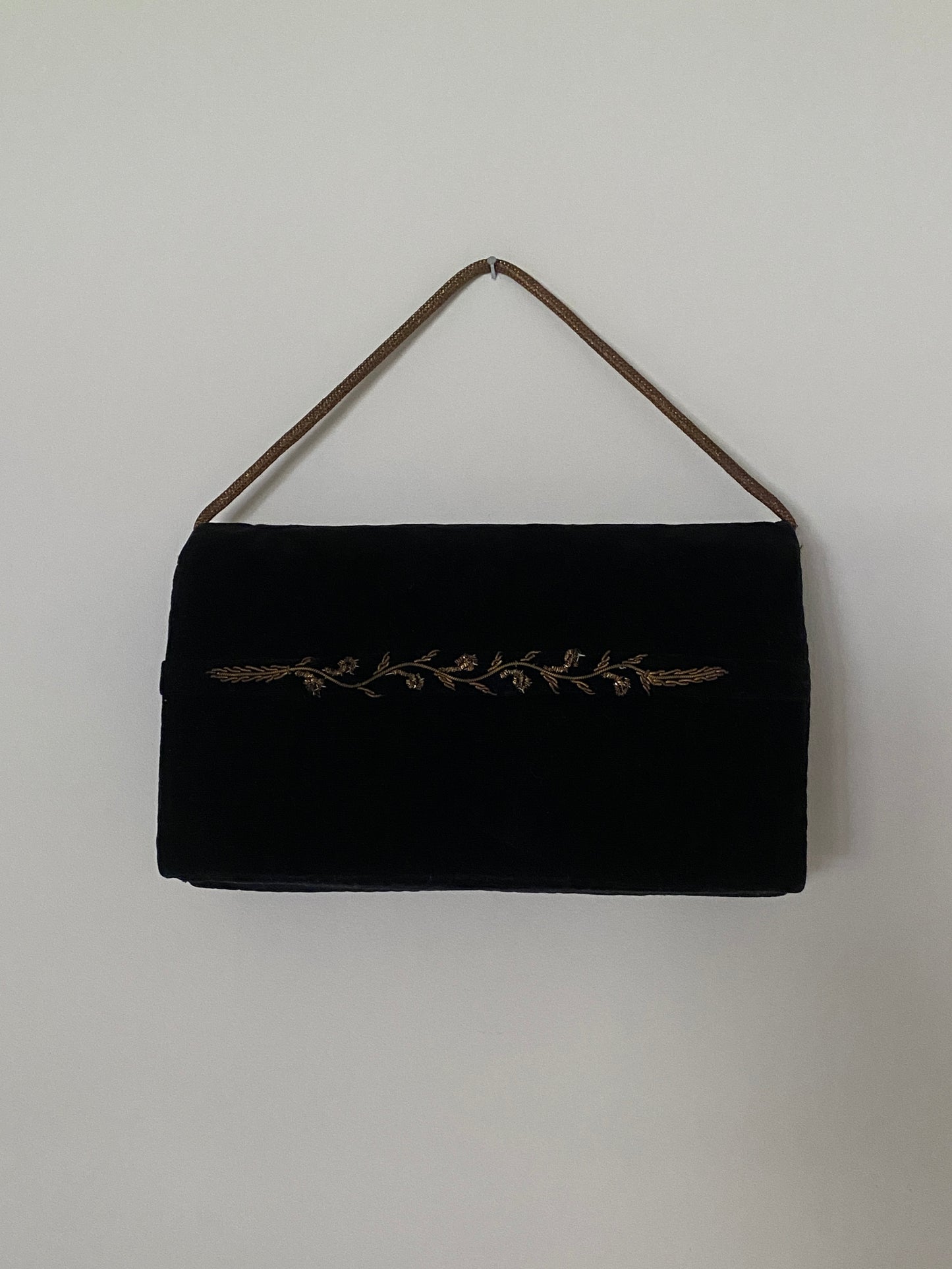 Vintage Hand Embroidered Evening Bag
