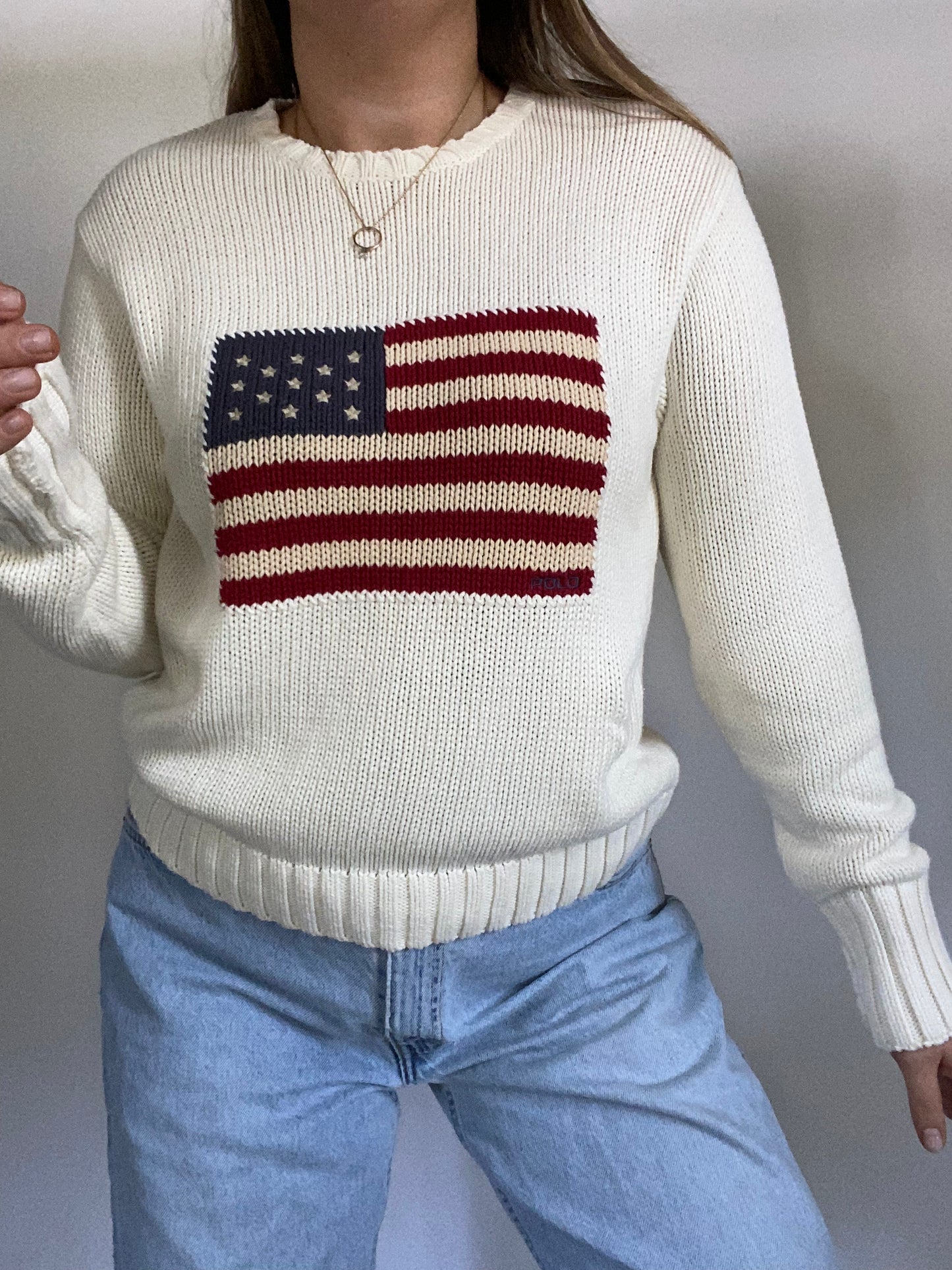 Ralph Lauren Knit Crewneck Sweater Size S/M