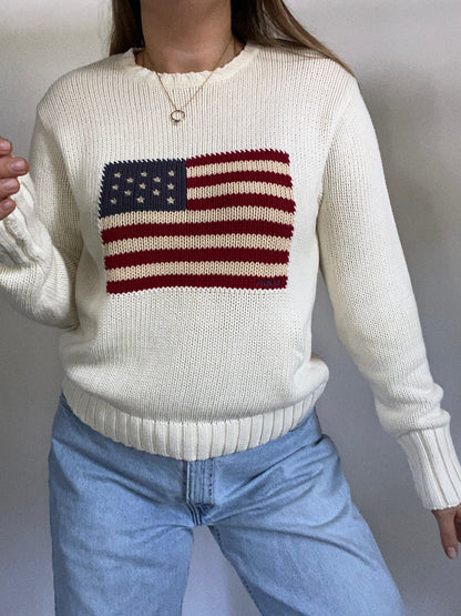 Ralph Lauren Knit Crewneck Sweater Size S/M