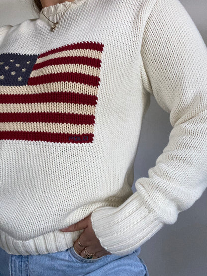 Ralph Lauren Knit Crewneck Sweater Size S/M